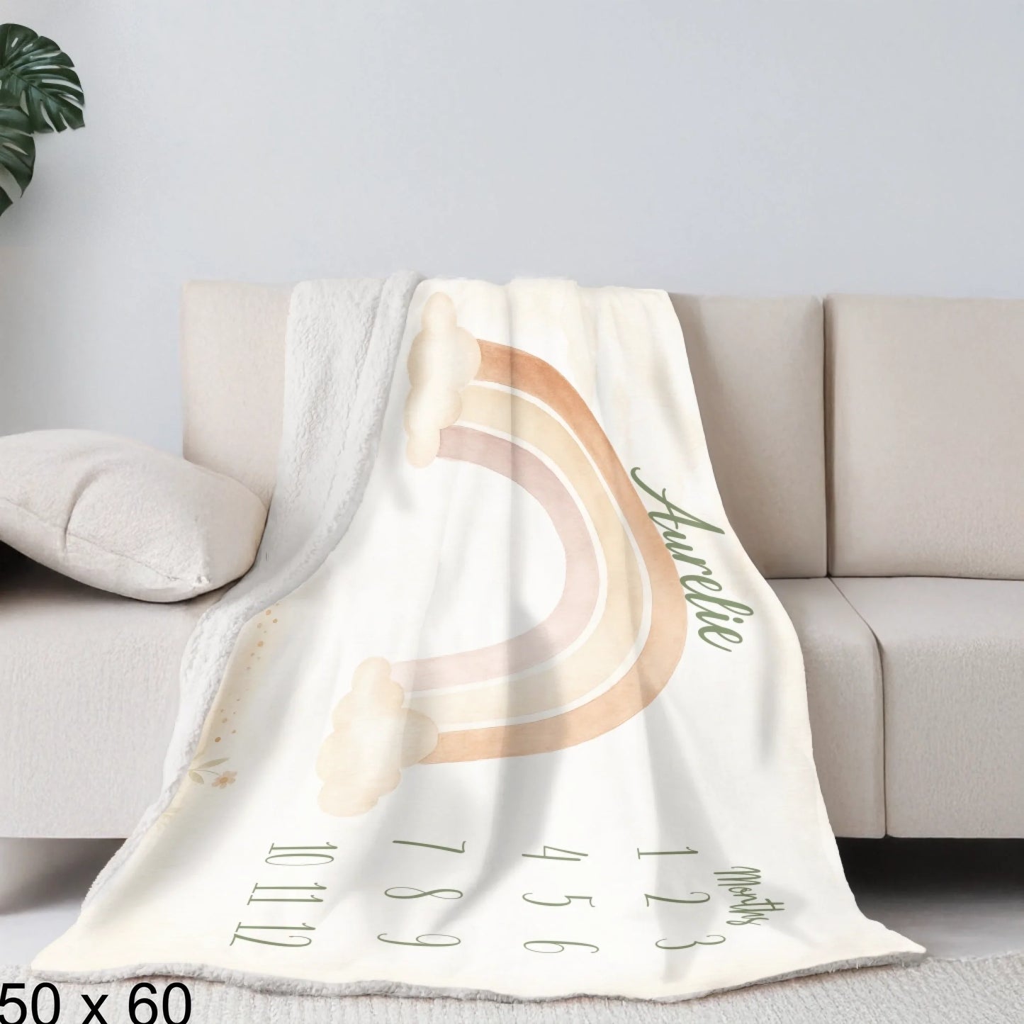 Sherpa Blanket Mockup