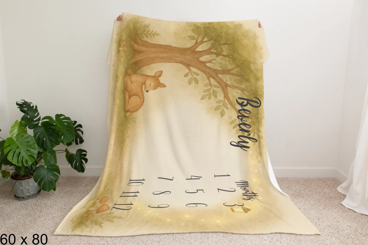 60x80_enchanted_forest_Man_Holding_Velveteen_Blanket_Mockup