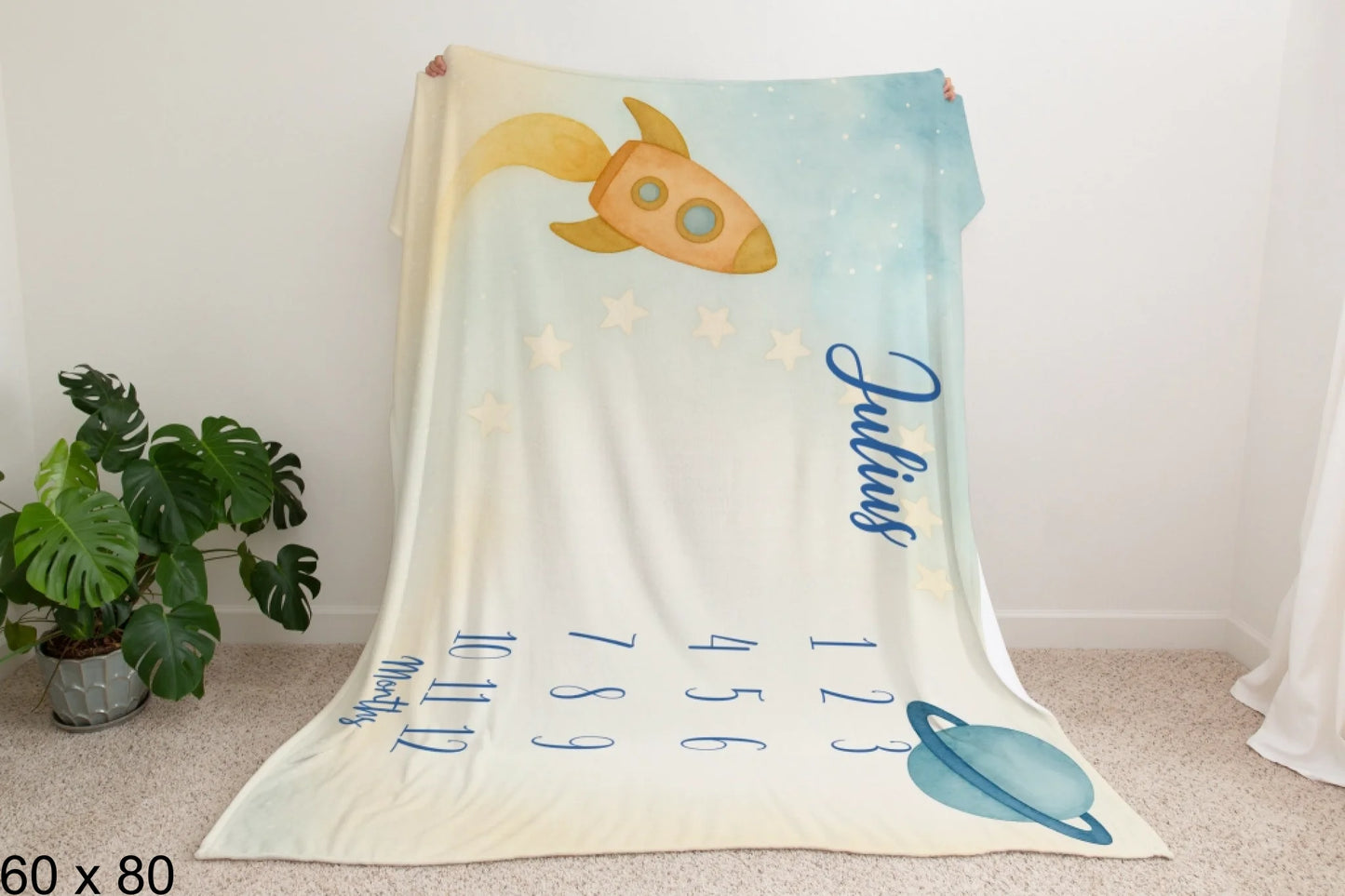 60x80_enchanted_forest_Man_Holding_Velveteen_Blanket_Mockup