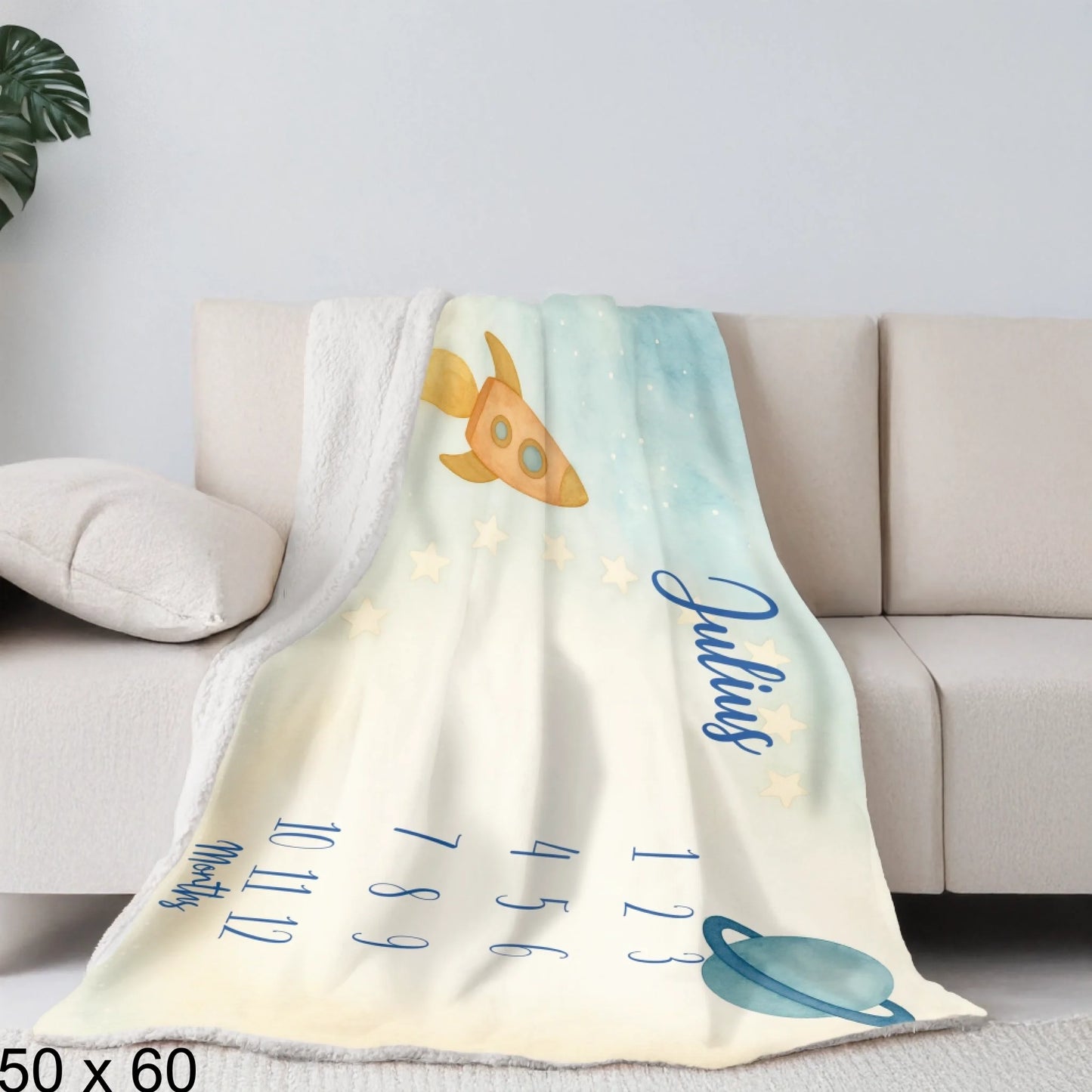 Sherpa Blanket Mockup