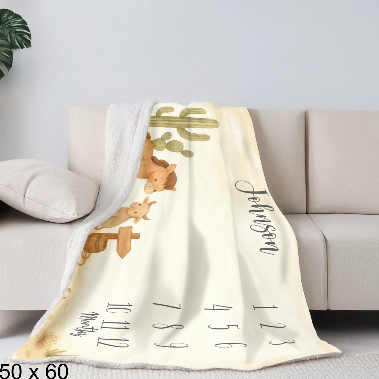 Sherpa Blanket Mockup