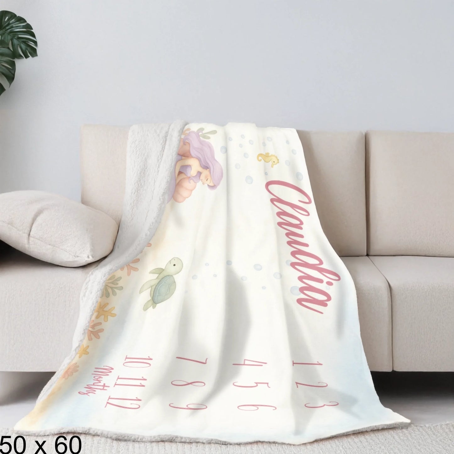 Sherpa Blanket Mockup