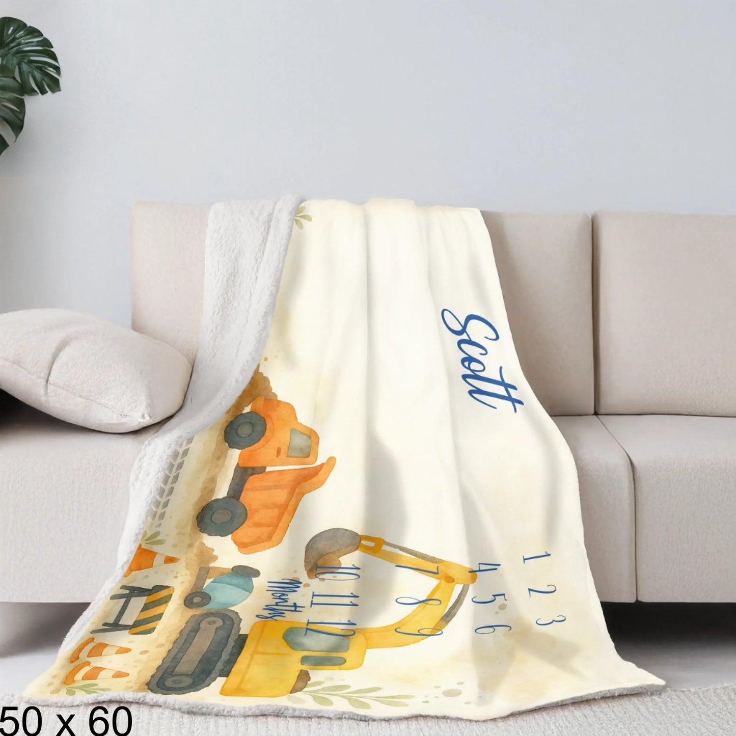 Sherpa Blanket Mockup