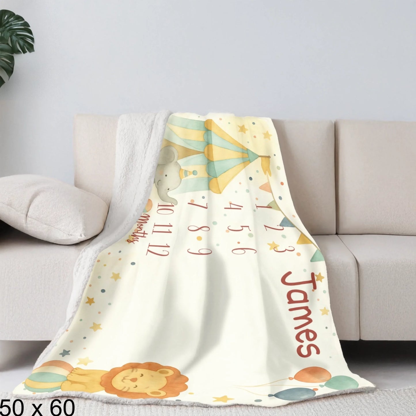 Sherpa Blanket Mockup