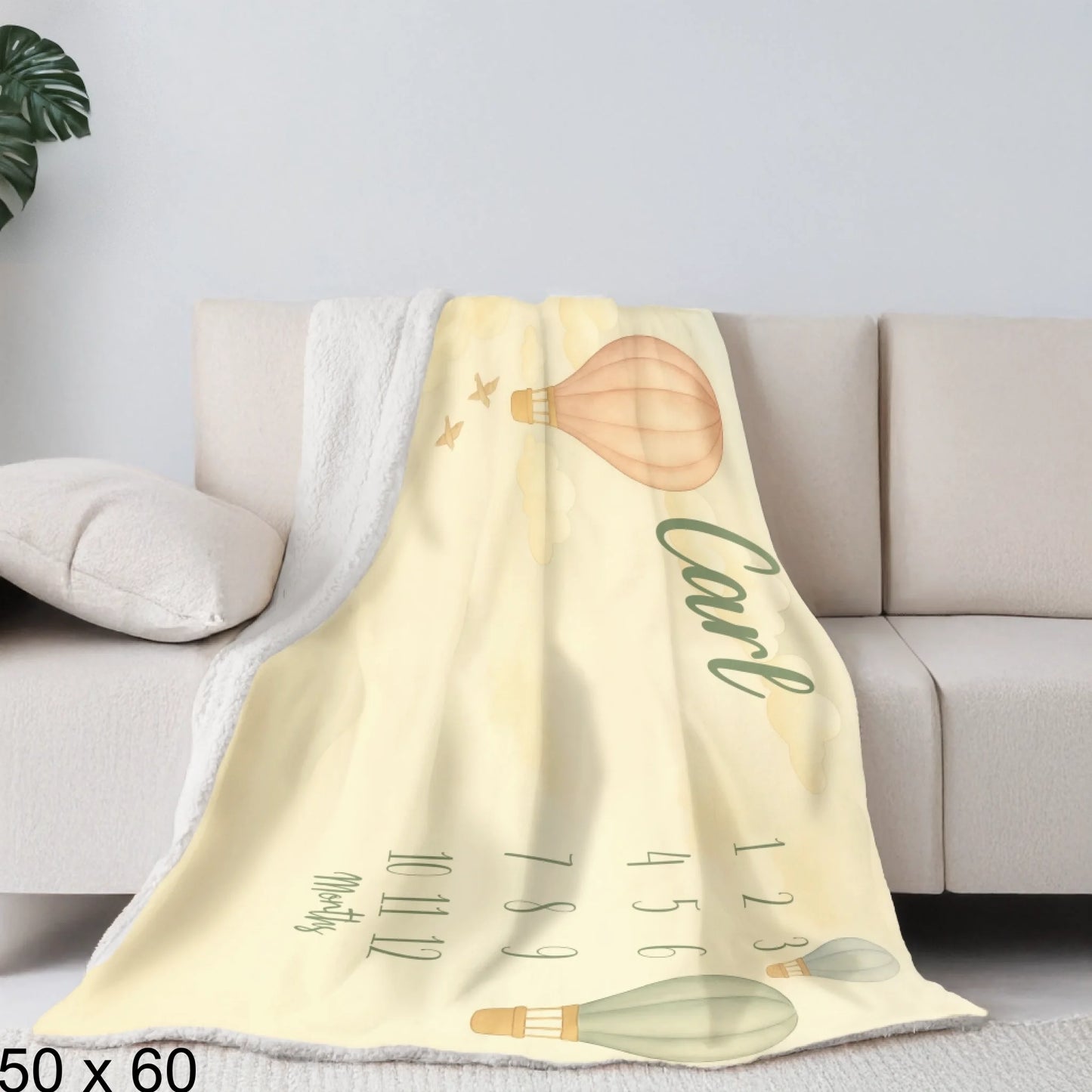 Sherpa Blanket Mockup