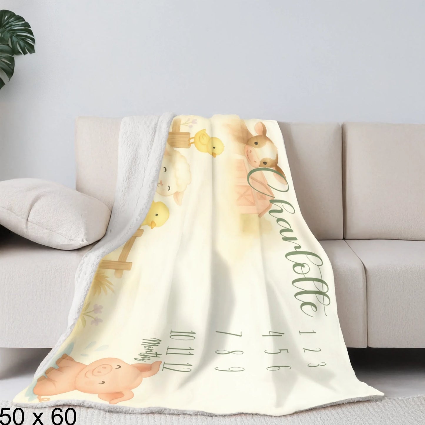 Sherpa Blanket Mockup