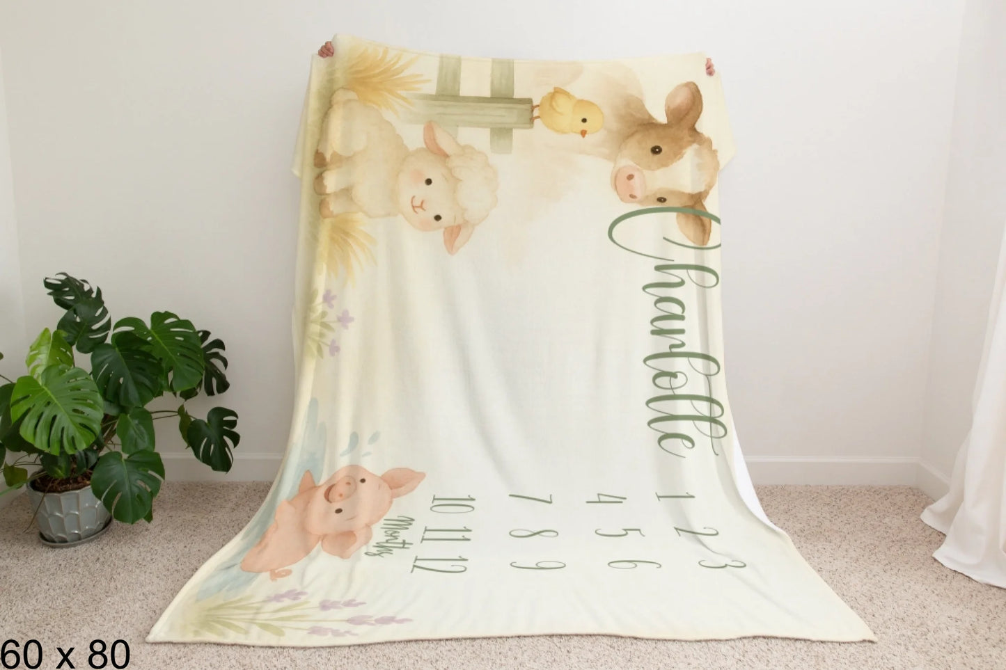 60x80_enchanted_forest_Man_Holding_Velveteen_Blanket_Mockup