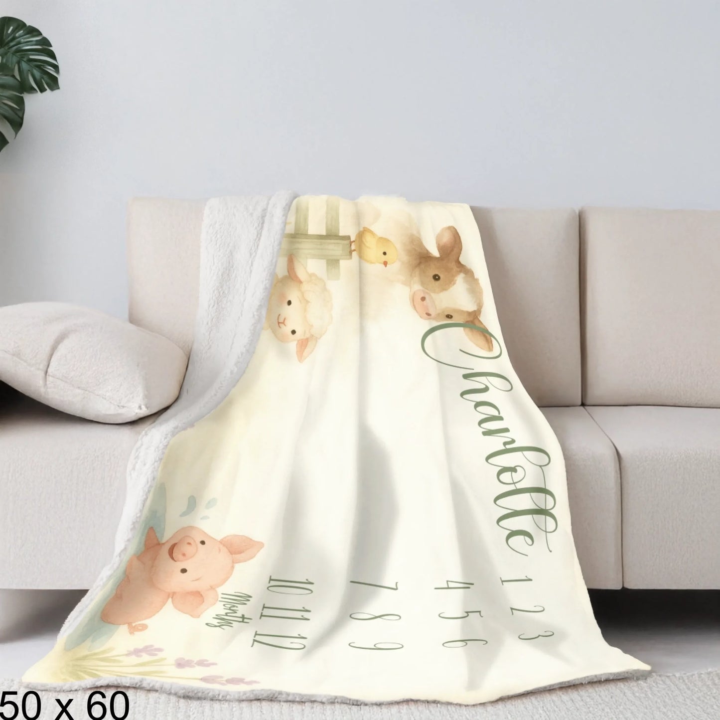 Sherpa Blanket Mockup
