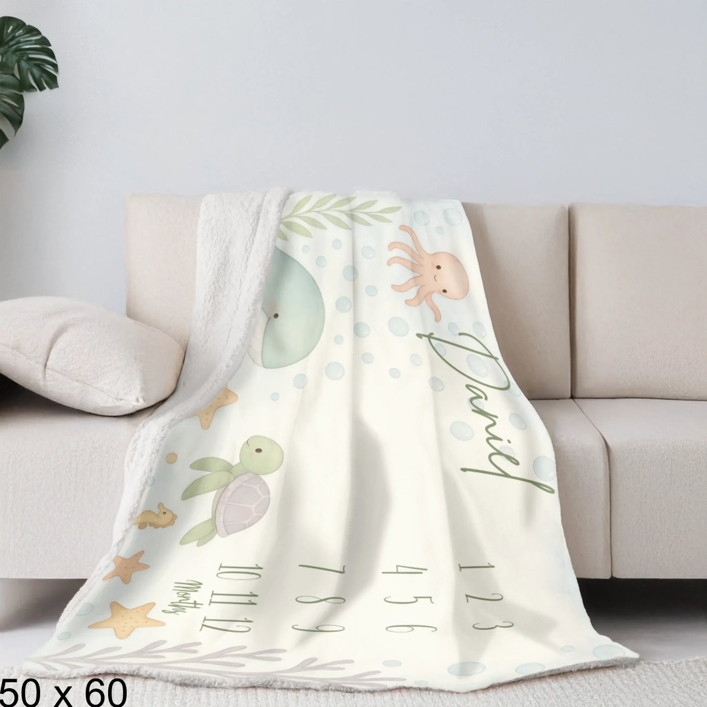 Sherpa Blanket Mockup