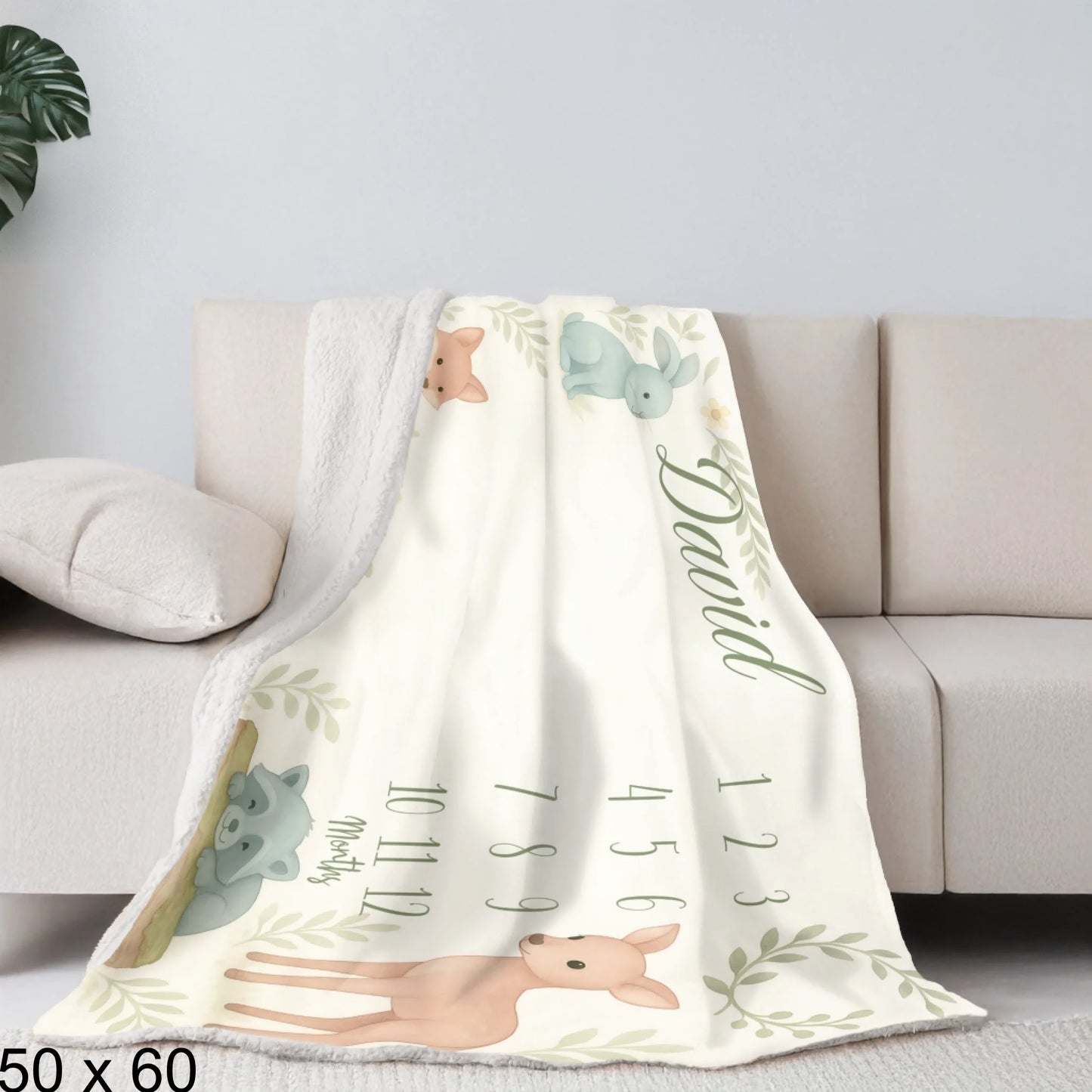 Sherpa Blanket Mockup