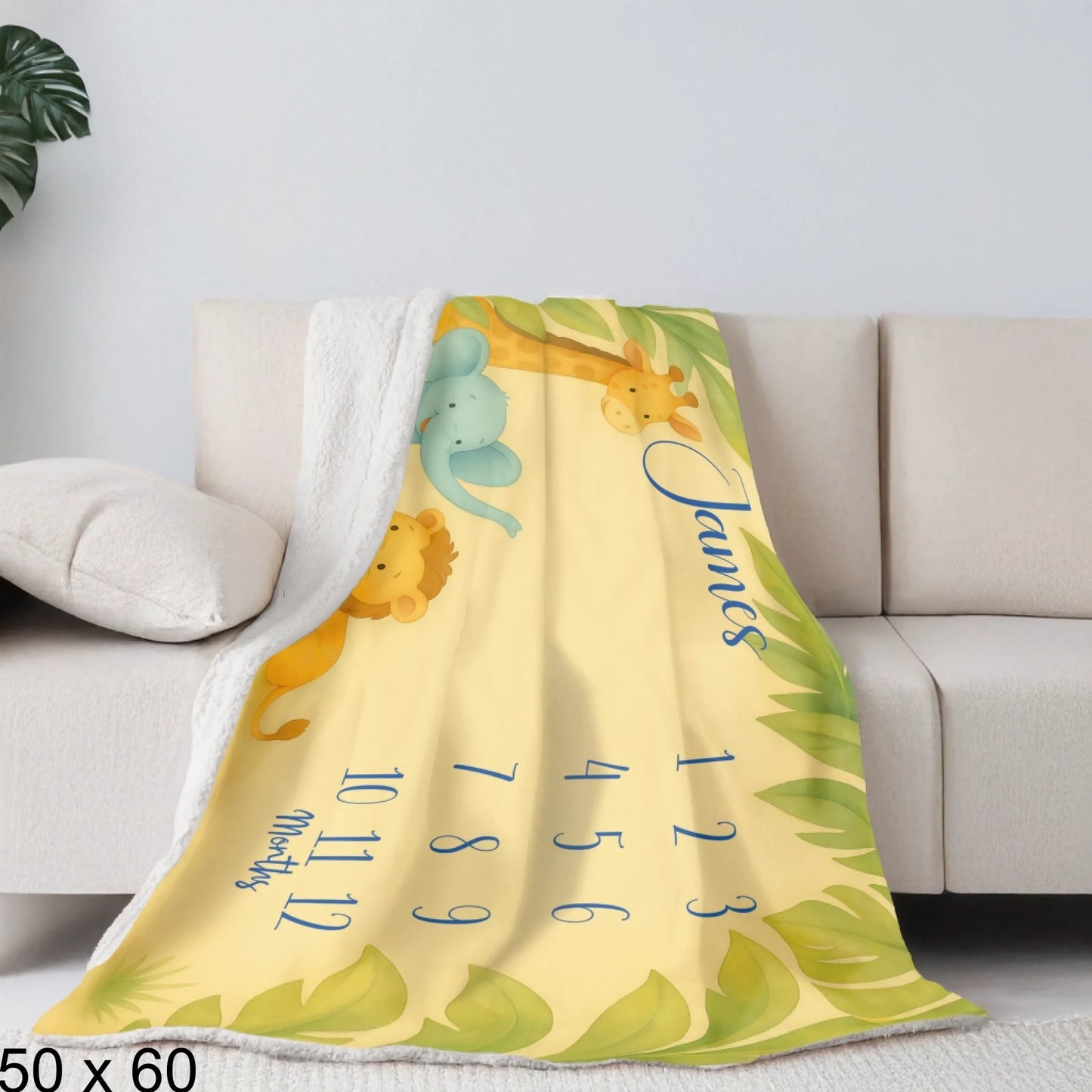 Sherpa Blanket Mockup