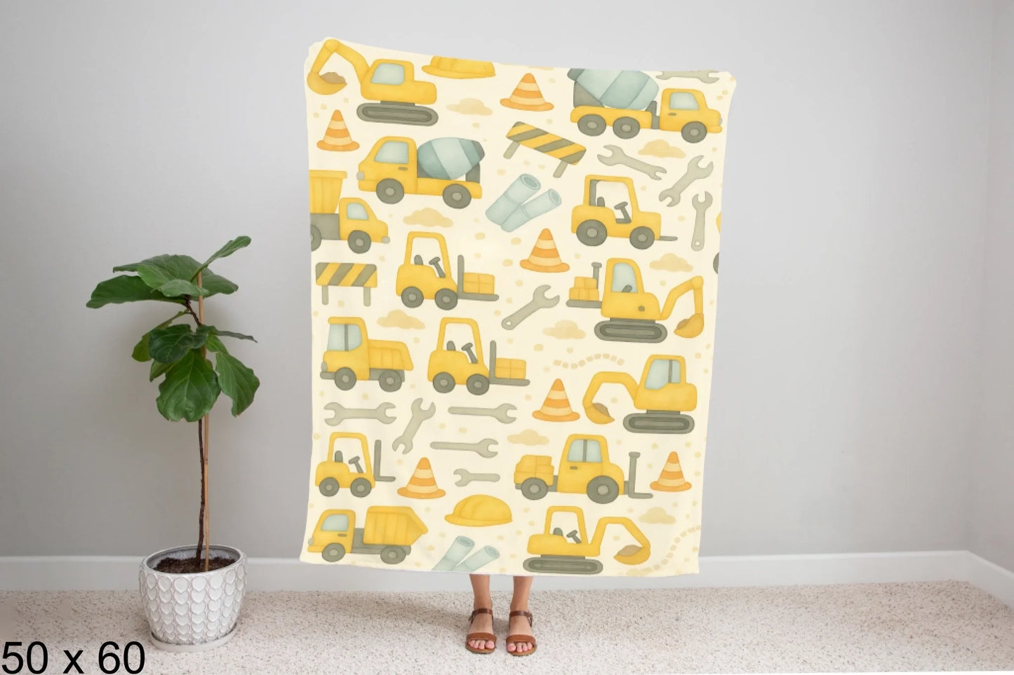 50x60_gingham_woman_holding_velveteen_blanket_mockup