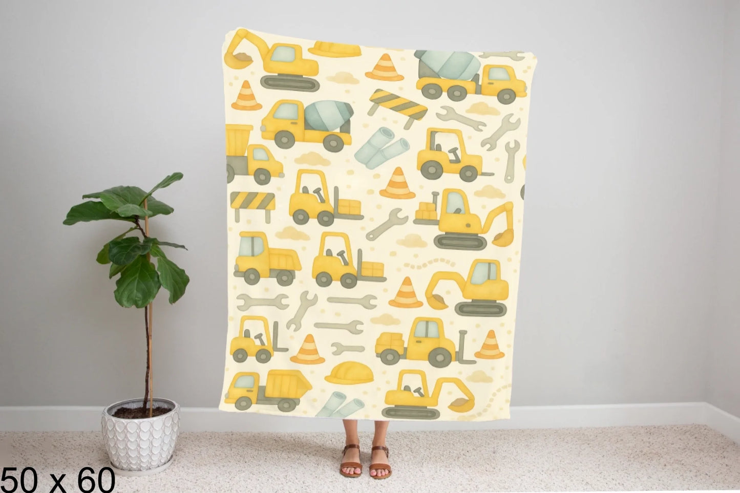 50x60_gingham_woman_holding_velveteen_blanket_mockup