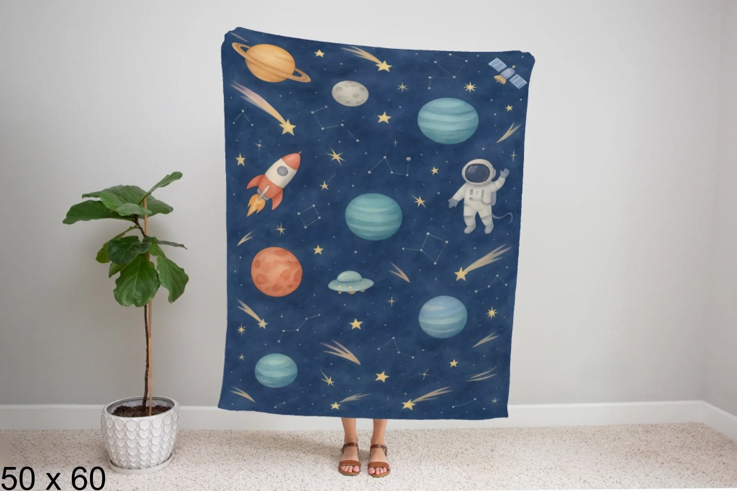 50x60_gingham_woman_holding_velveteen_blanket_mockup