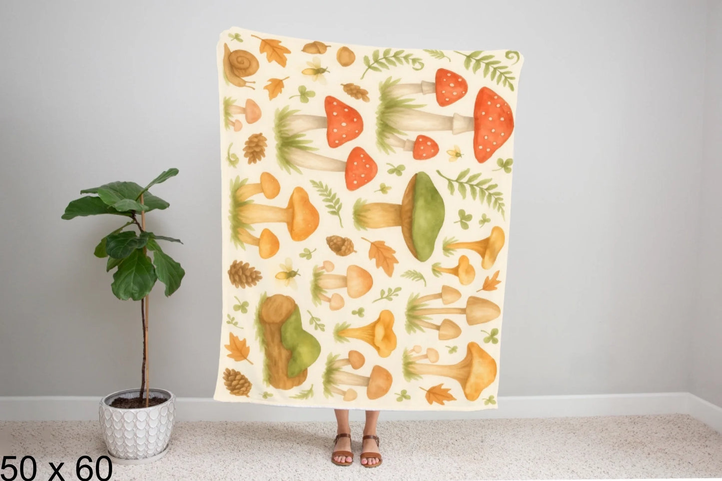 50x60_gingham_woman_holding_velveteen_blanket_mockup