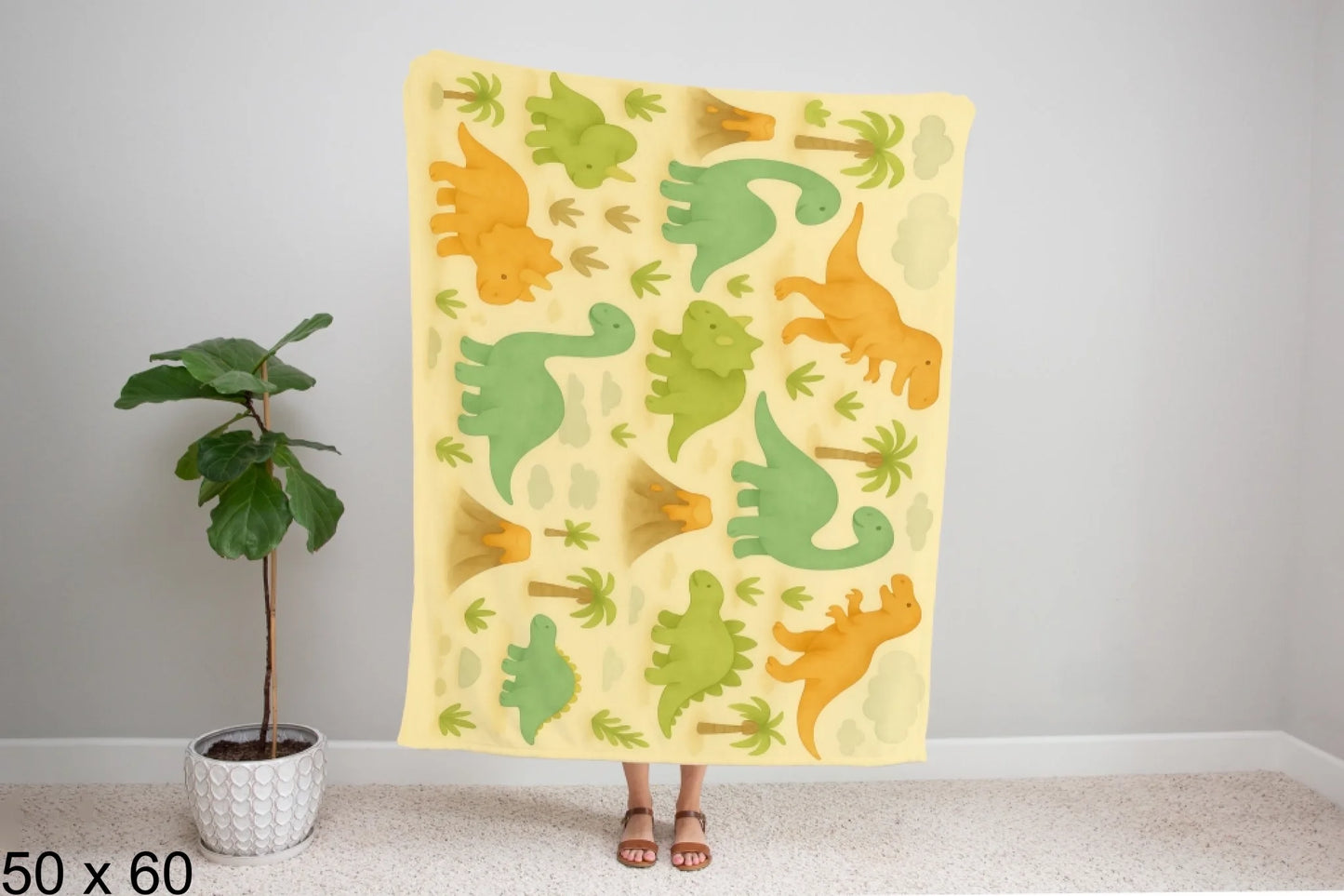50x60_gingham_woman_holding_velveteen_blanket_mockup
