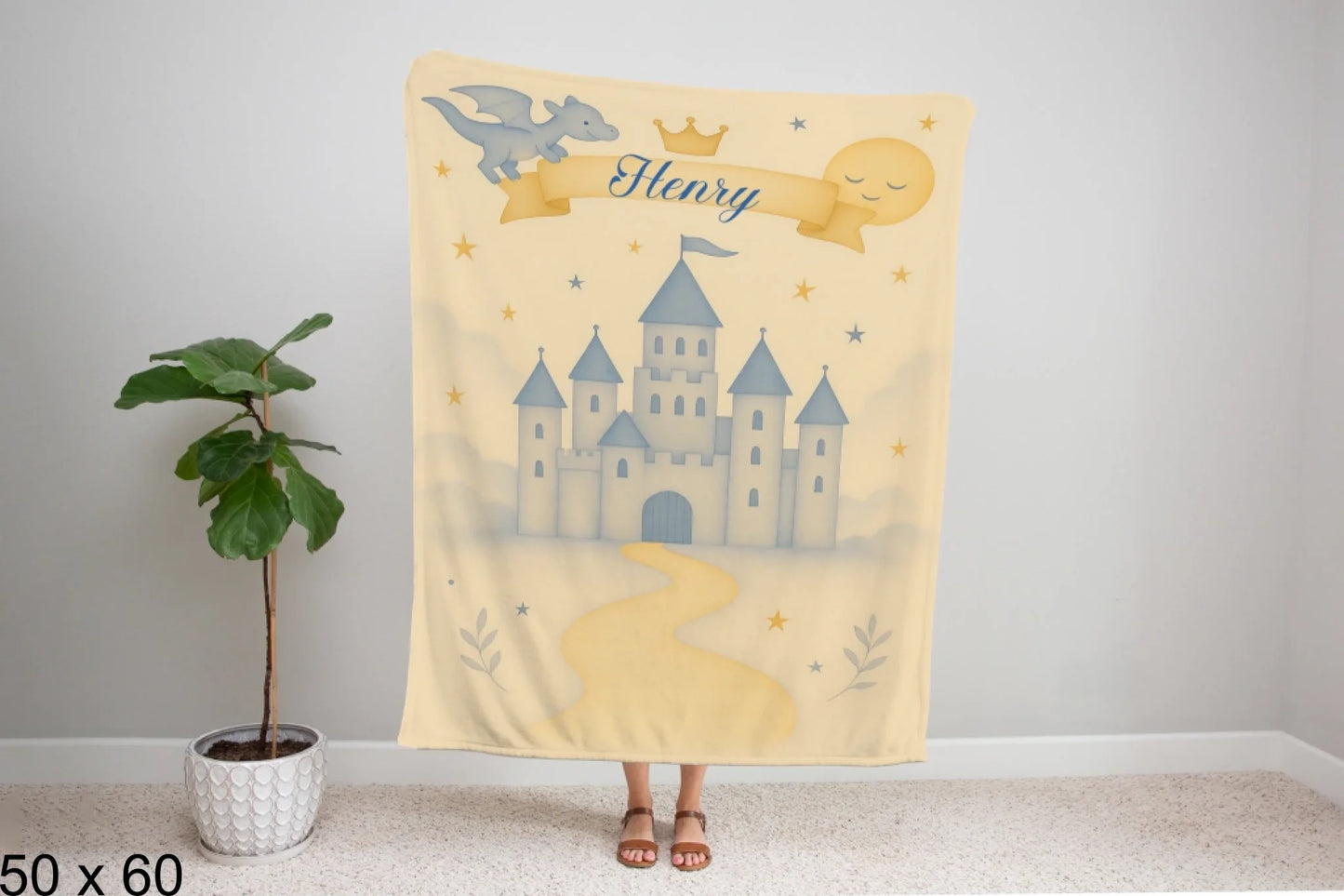 50x60_winter_wonderland_woman_holding_velveteen_blanket_mockup
