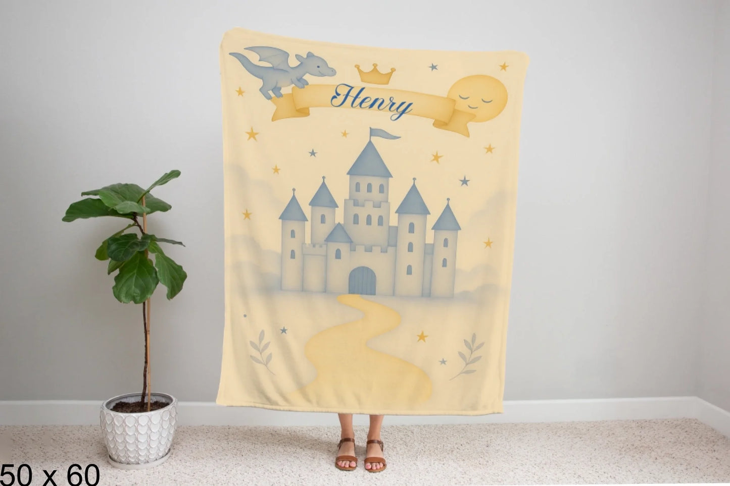 50x60_winter_wonderland_woman_holding_velveteen_blanket_mockup