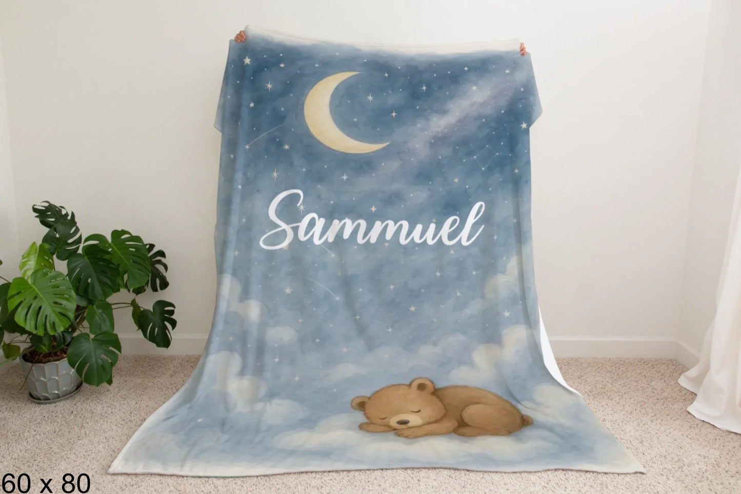 60x80_winter_wonderland_man_holding_velveteen_blanket_mockup