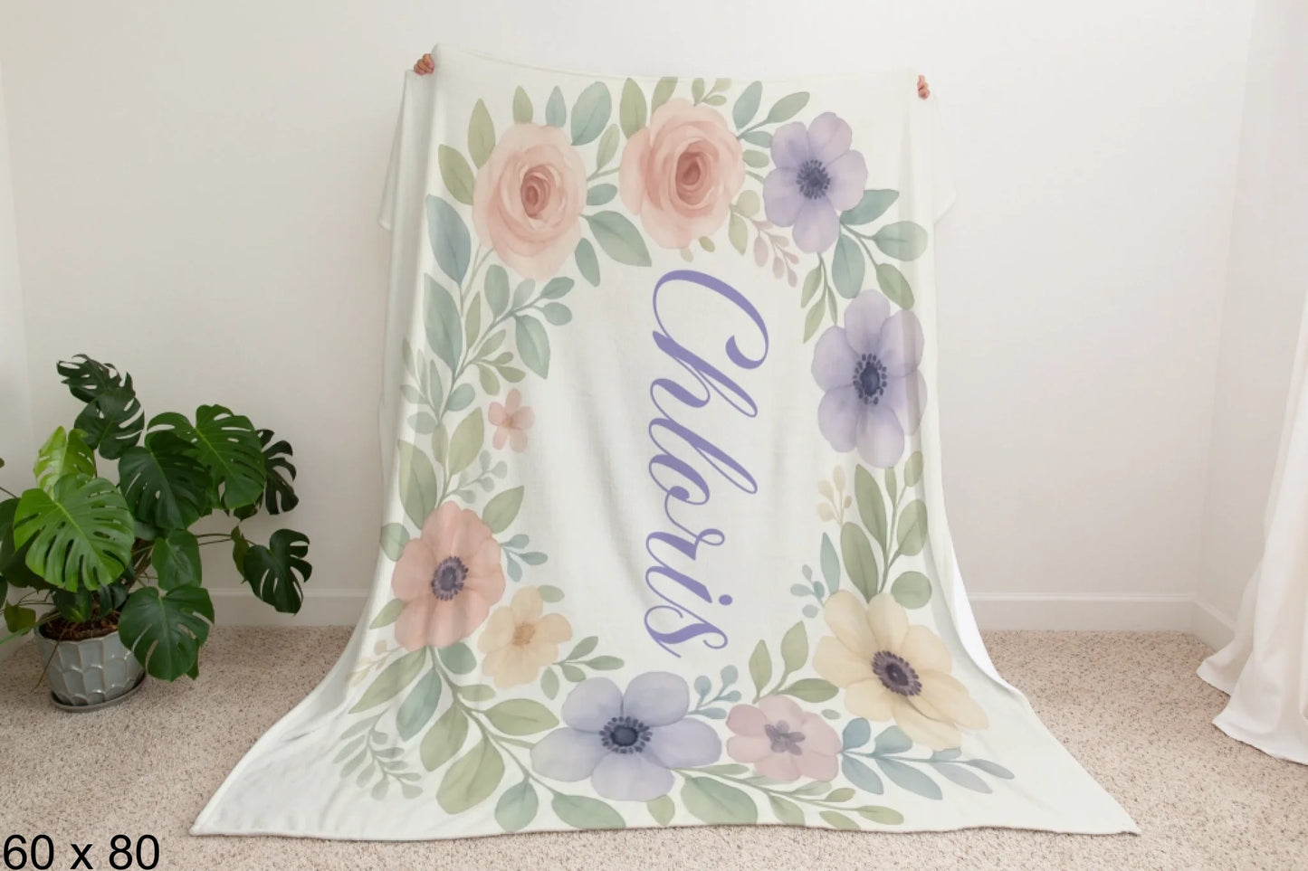 60x80_winter_wonderland_man_holding_velveteen_blanket_mockup