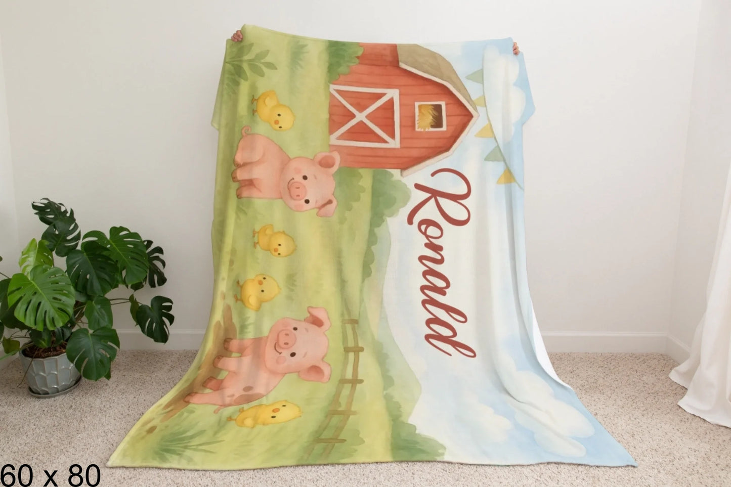 60x80_winter_wonderland_man_holding_velveteen_blanket_mockup