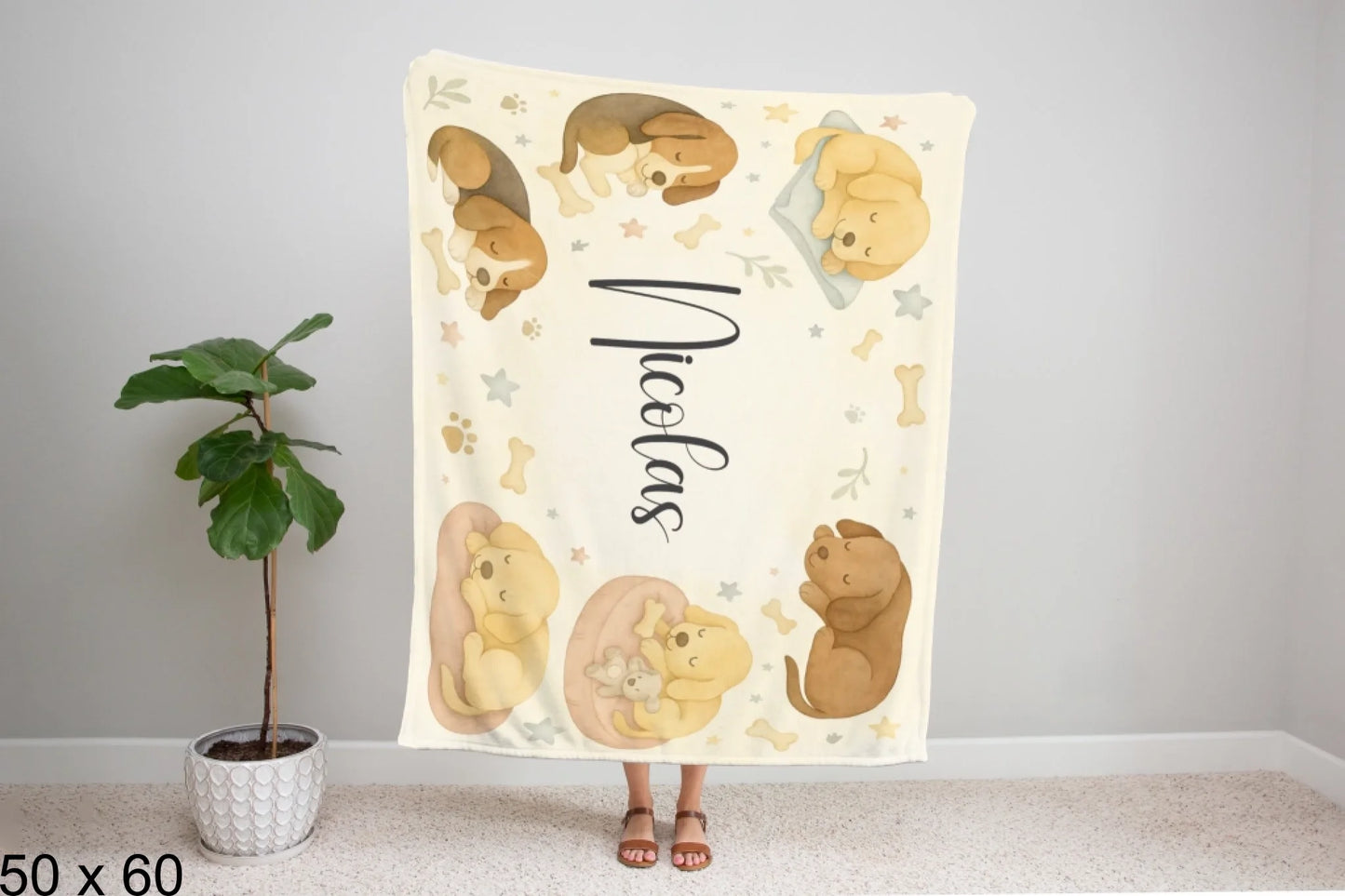 50x60_winter_wonderland_woman_holding_velveteen_blanket_mockup