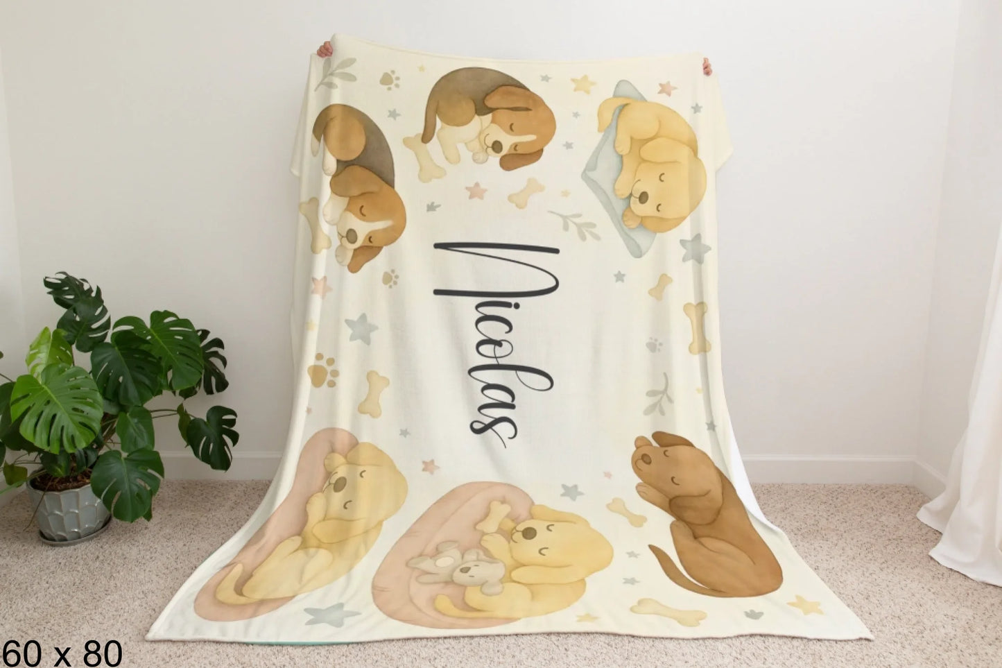 60x80_winter_wonderland_man_holding_velveteen_blanket_mockup