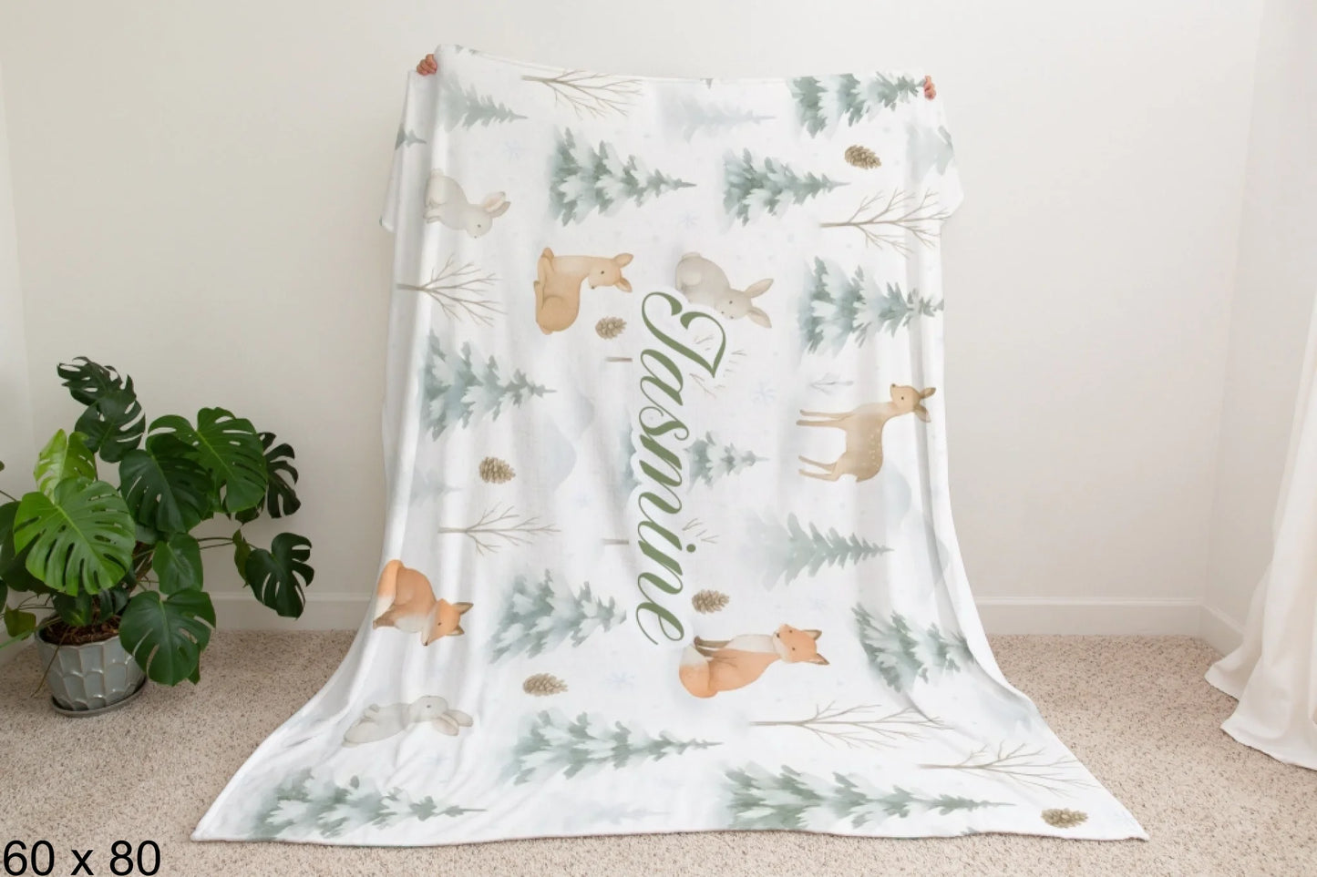 60x80_winter_wonderland_man_holding_velveteen_blanket_mockup