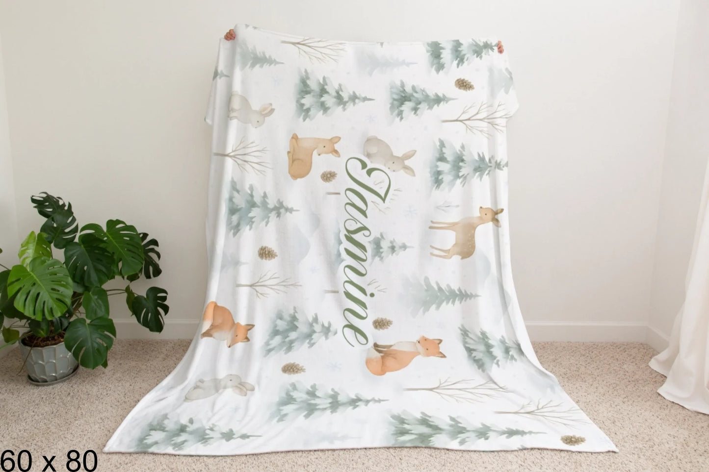60x80_winter_wonderland_man_holding_velveteen_blanket_mockup