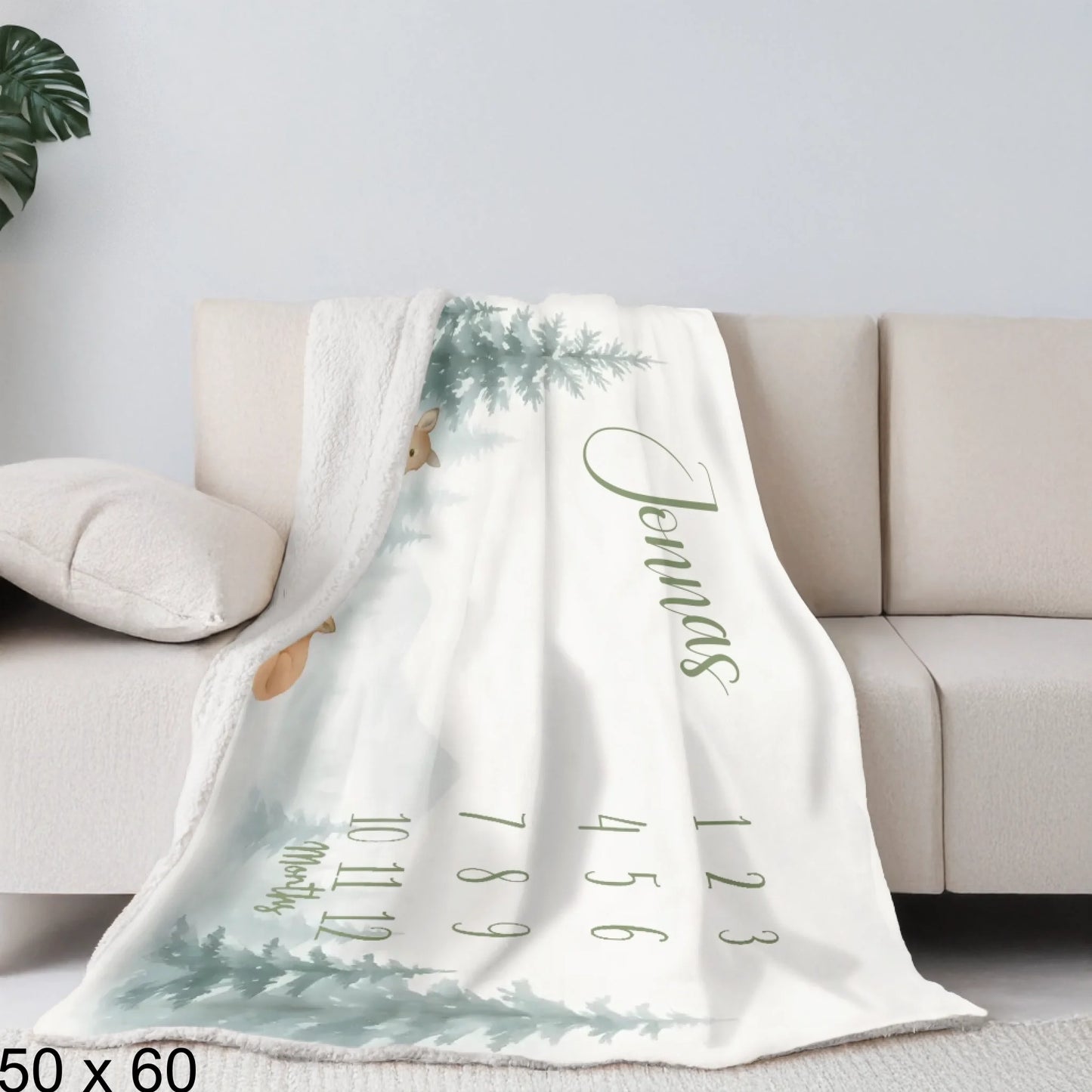 Sherpa Blanket Mockup