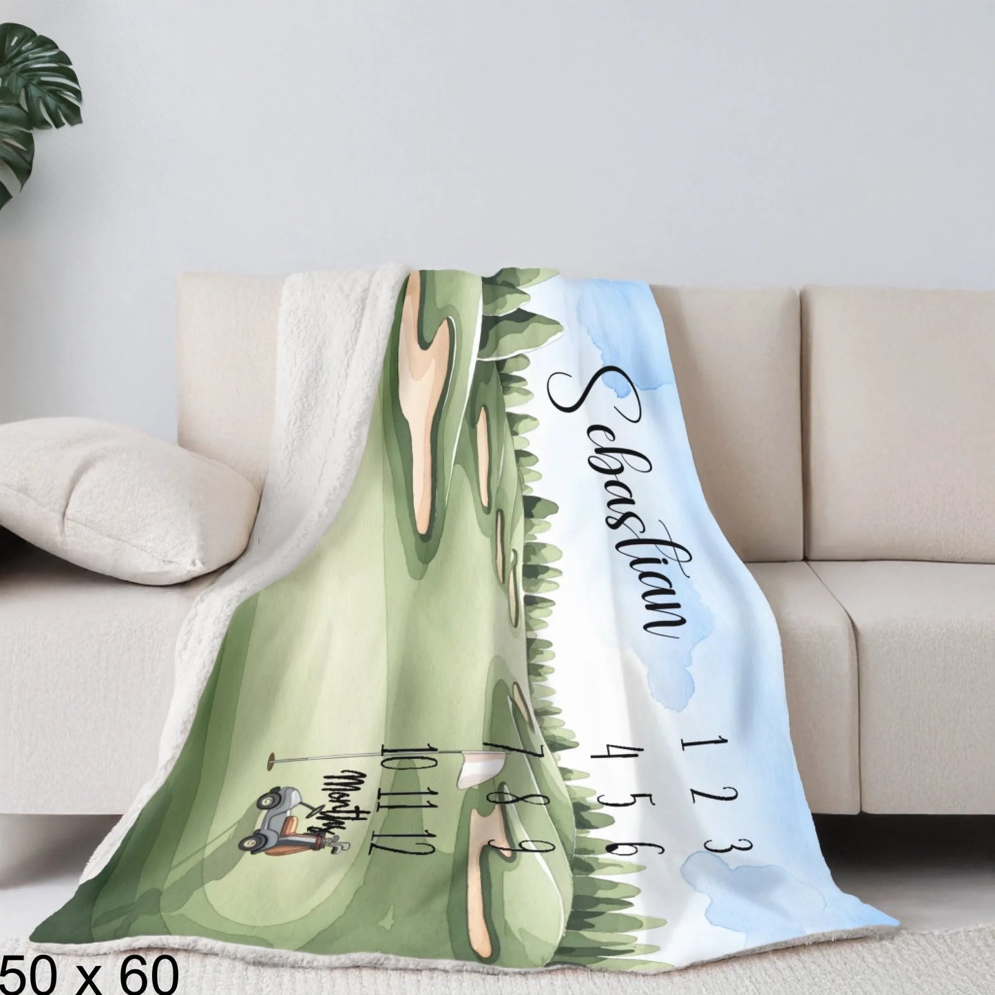 Sherpa Blanket Mockup