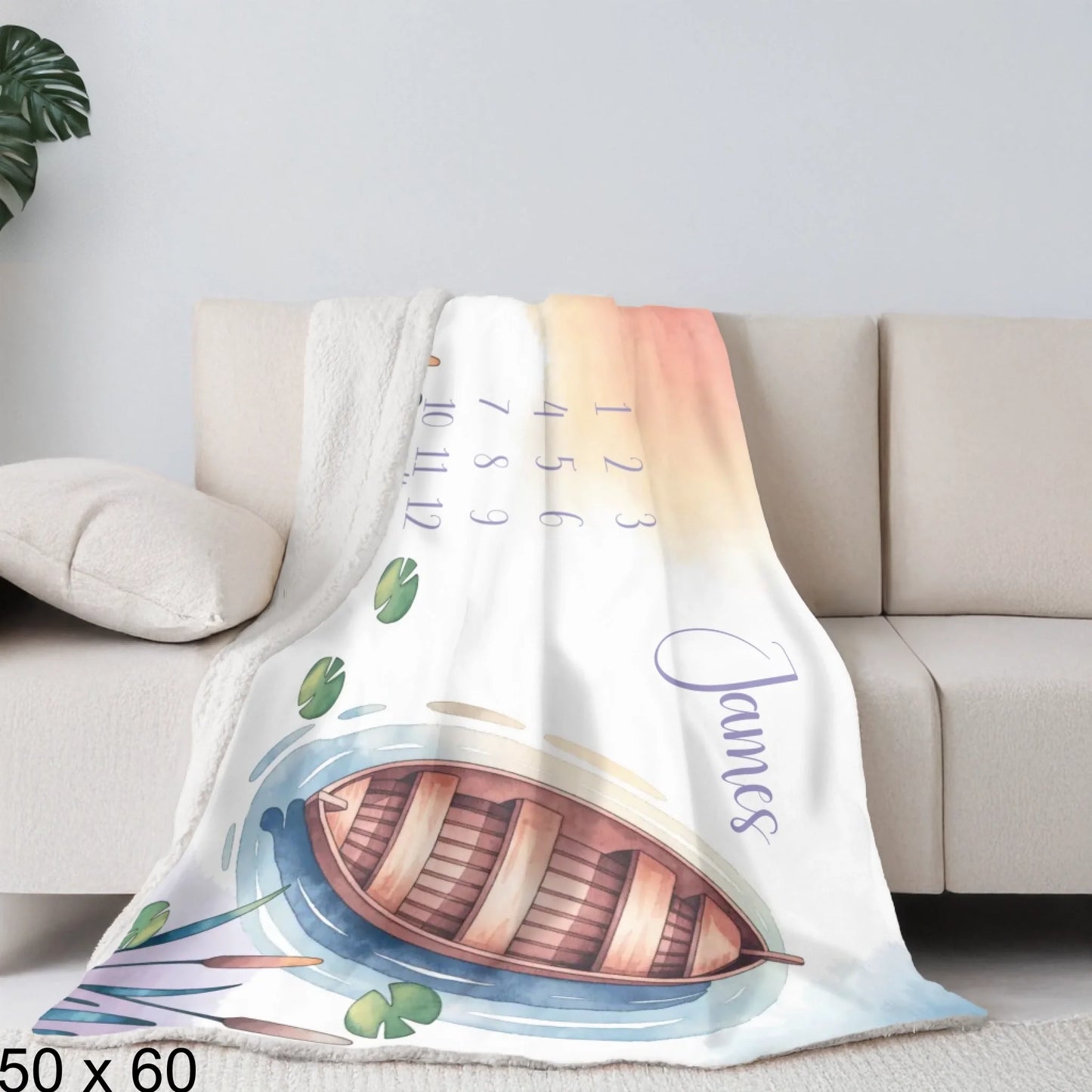 Sherpa Blanket Mockup