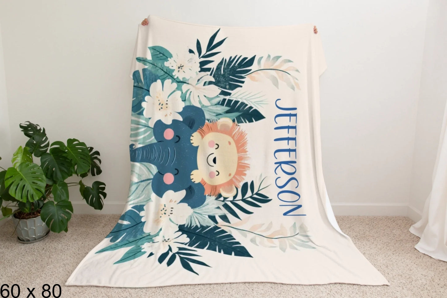 60x80_winter_wonderland_man_holding_velveteen_blanket_mockup