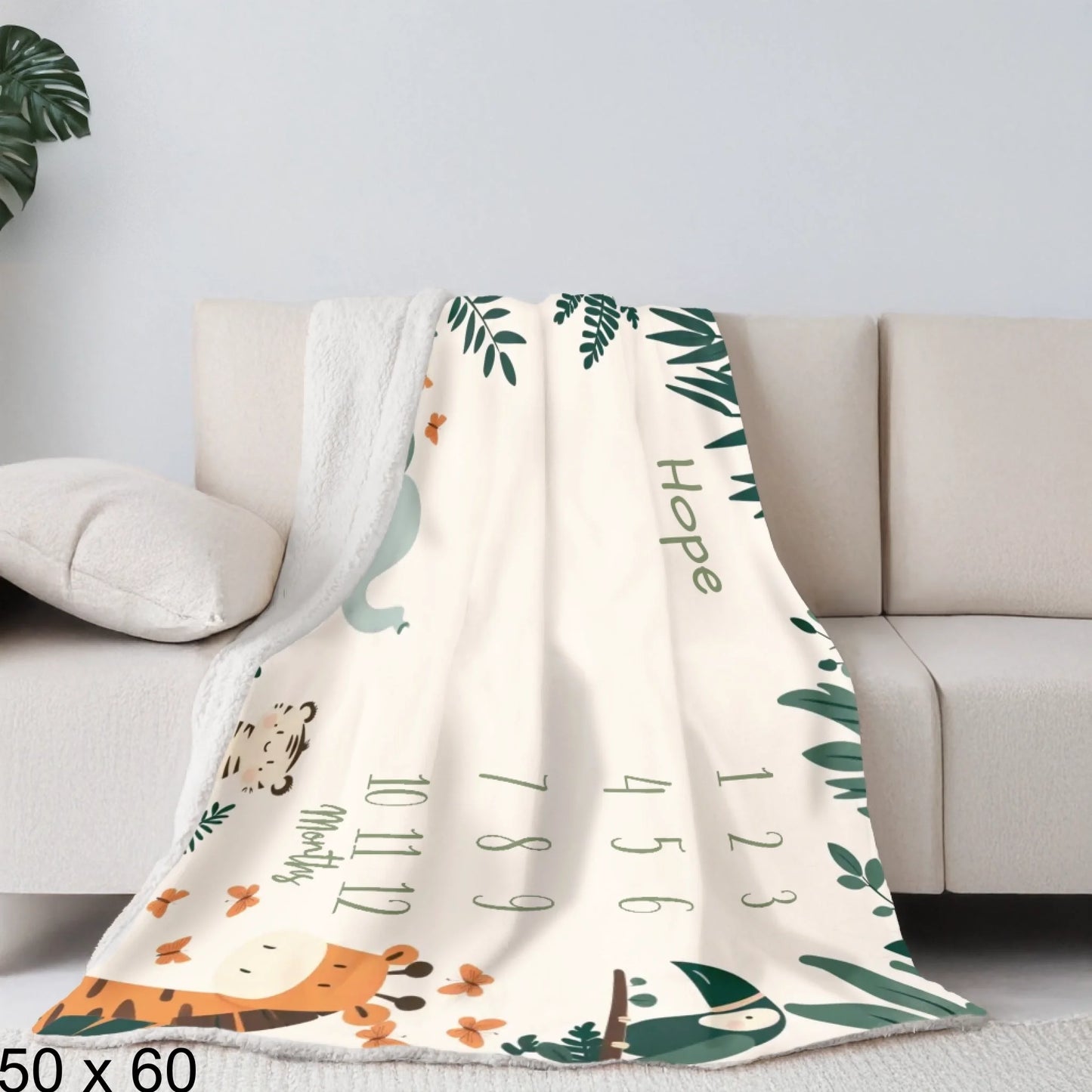 Sherpa Blanket Mockup
