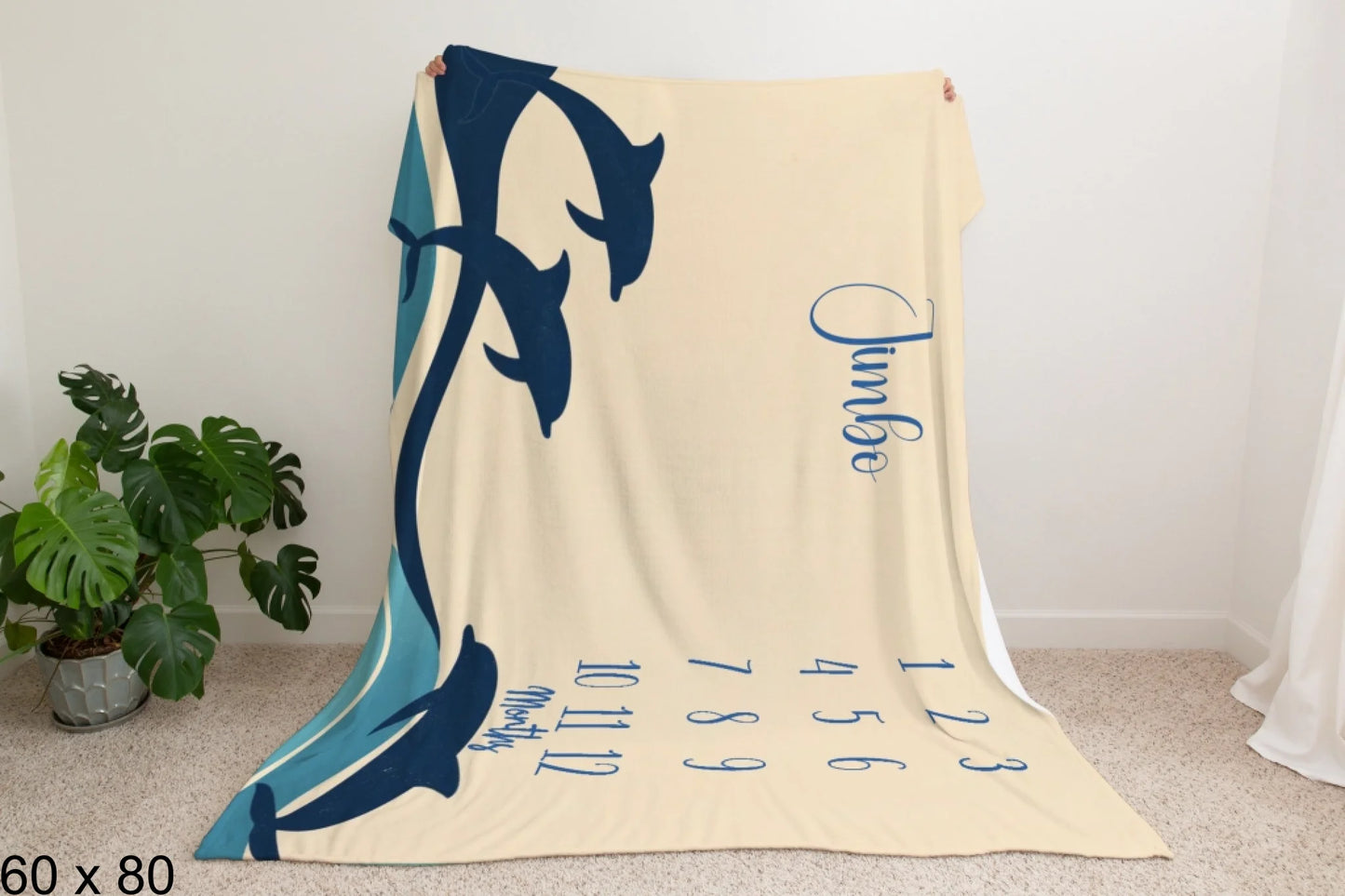60x80_enchanted_forest_Man_Holding_Velveteen_Blanket_Mockup
