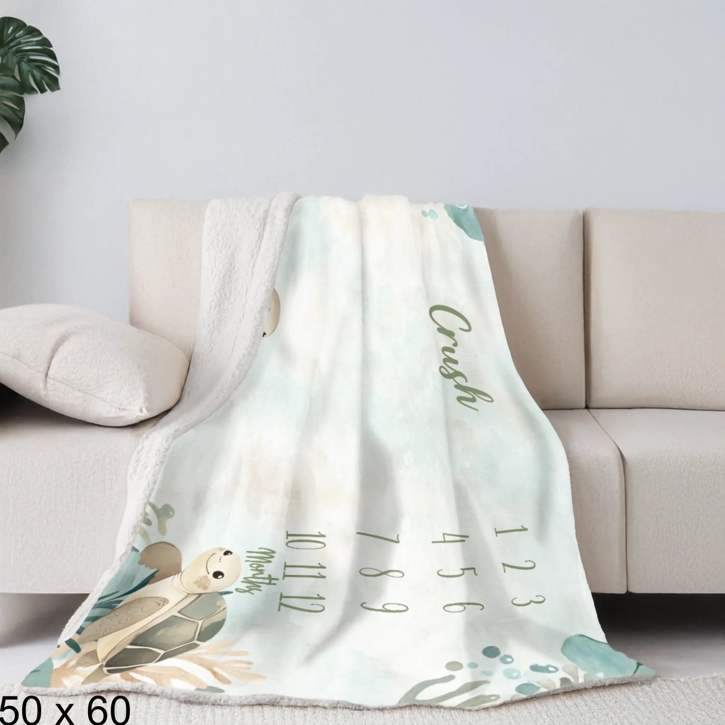 Sherpa Blanket Mockup