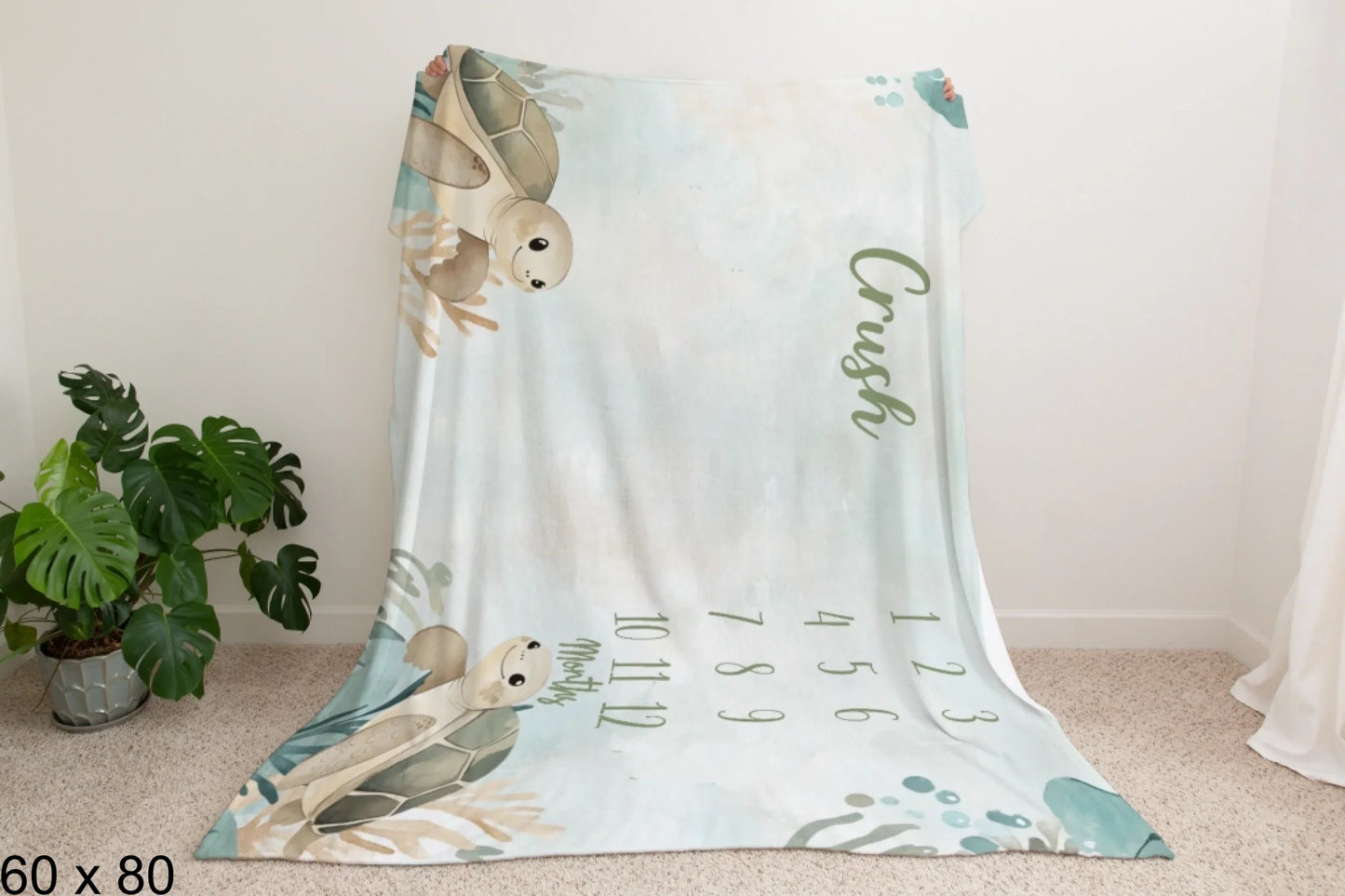 60x80_enchanted_forest_Man_Holding_Velveteen_Blanket_Mockup