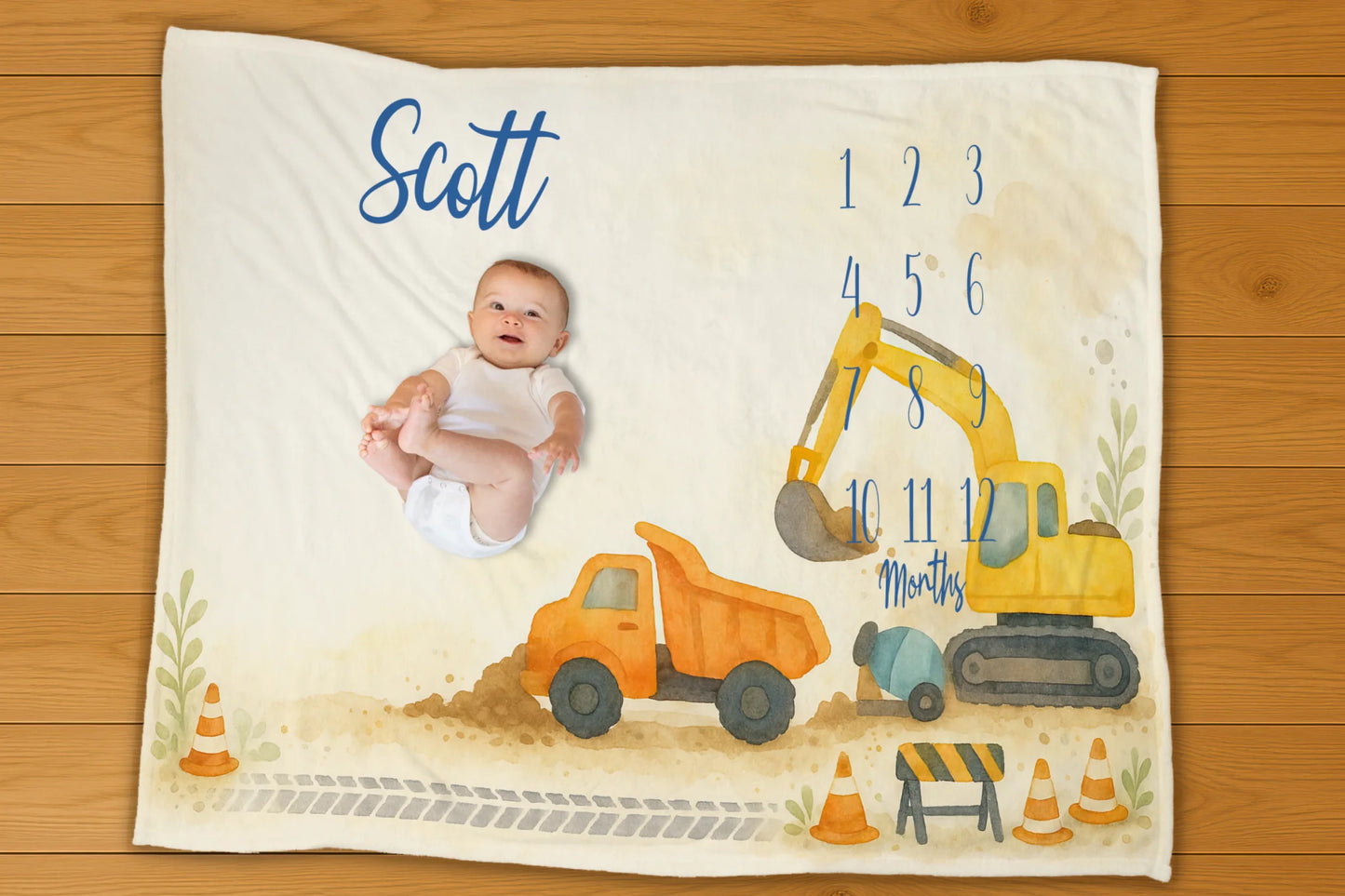 Construction Milestone Blanket