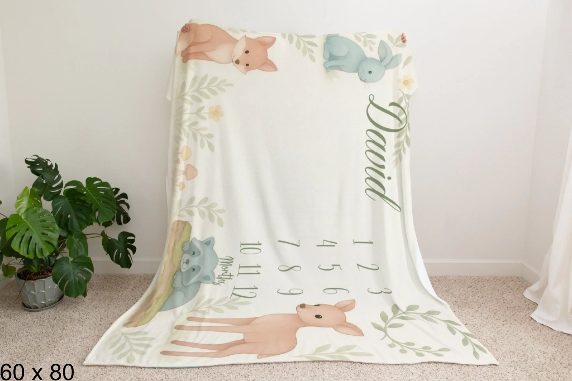 60x80_enchanted_forest_Man_Holding_Velveteen_Blanket_Mockup