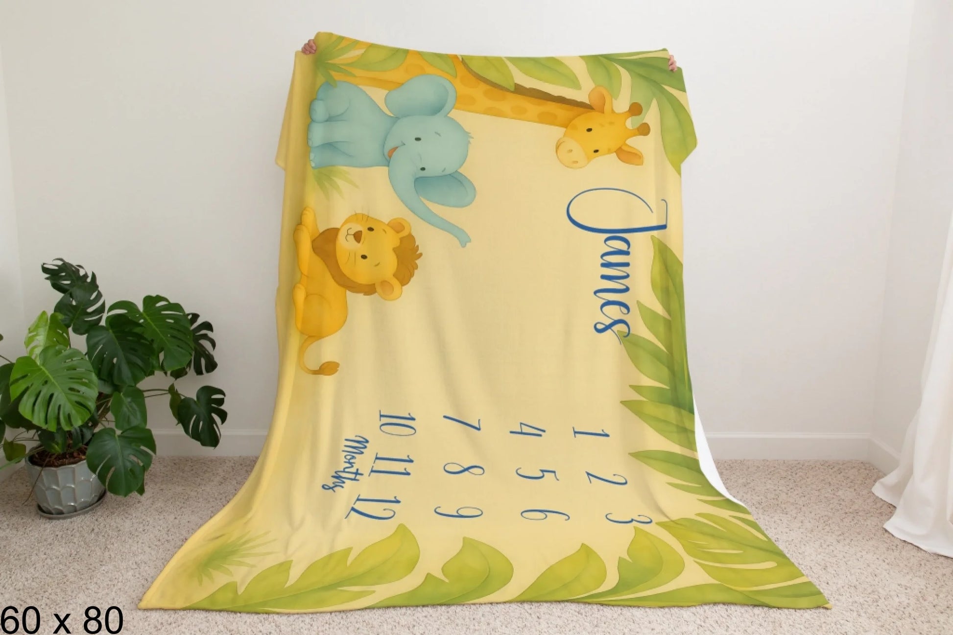 60x80_enchanted_forest_Man_Holding_Velveteen_Blanket_Mockup