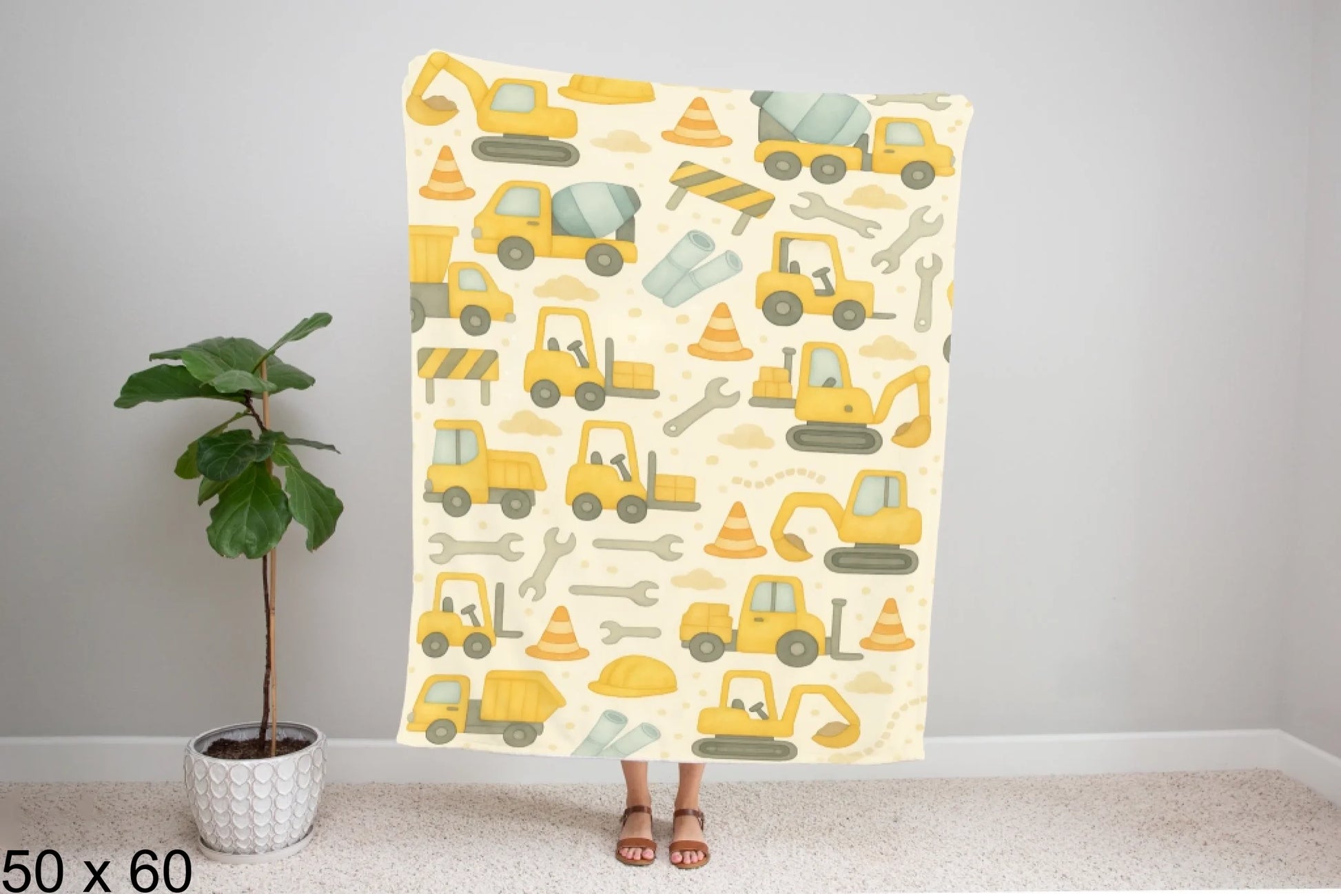 50x60_gingham_woman_holding_velveteen_blanket_mockup