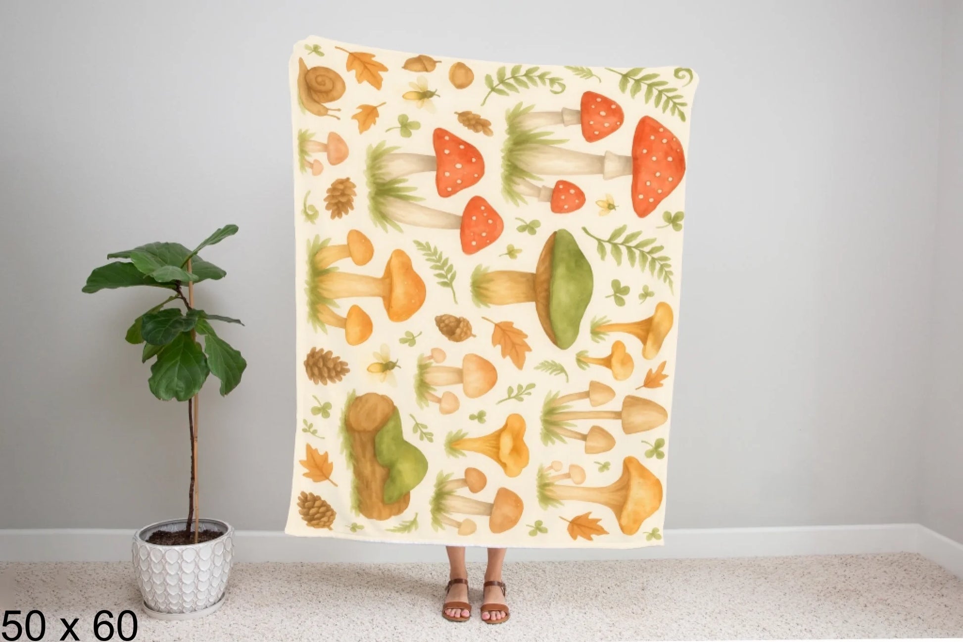 50x60_gingham_woman_holding_velveteen_blanket_mockup