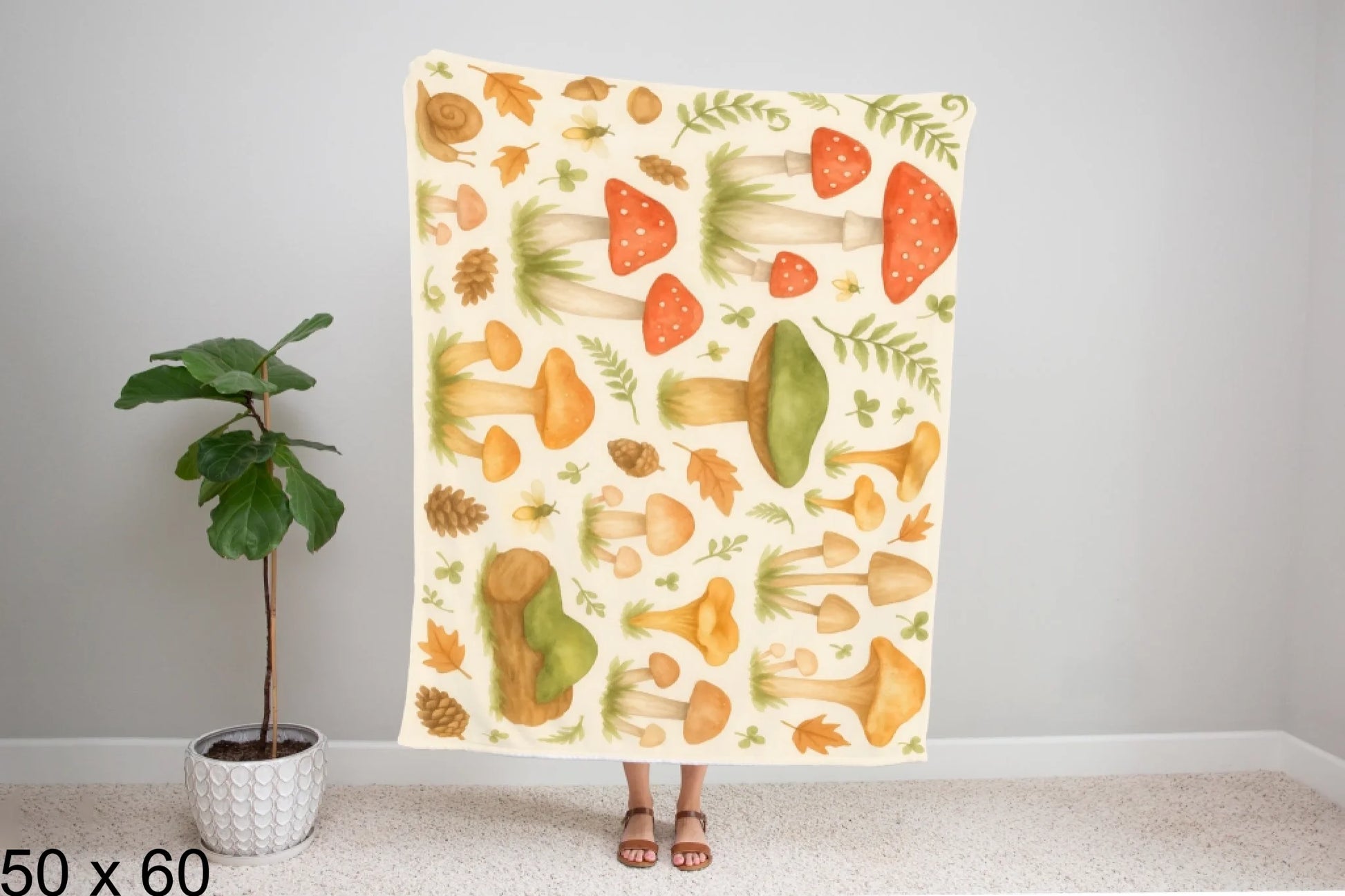 50x60_gingham_woman_holding_velveteen_blanket_mockup