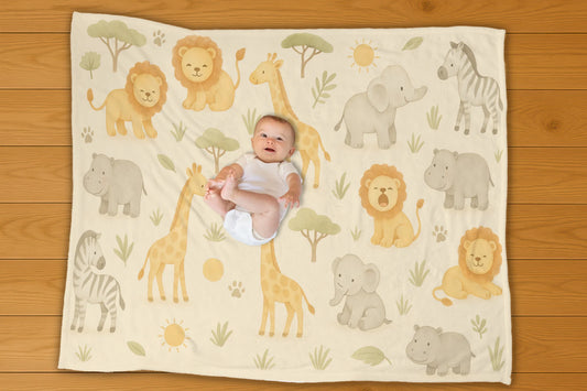 Safari Pattern Blanket - No Personalization