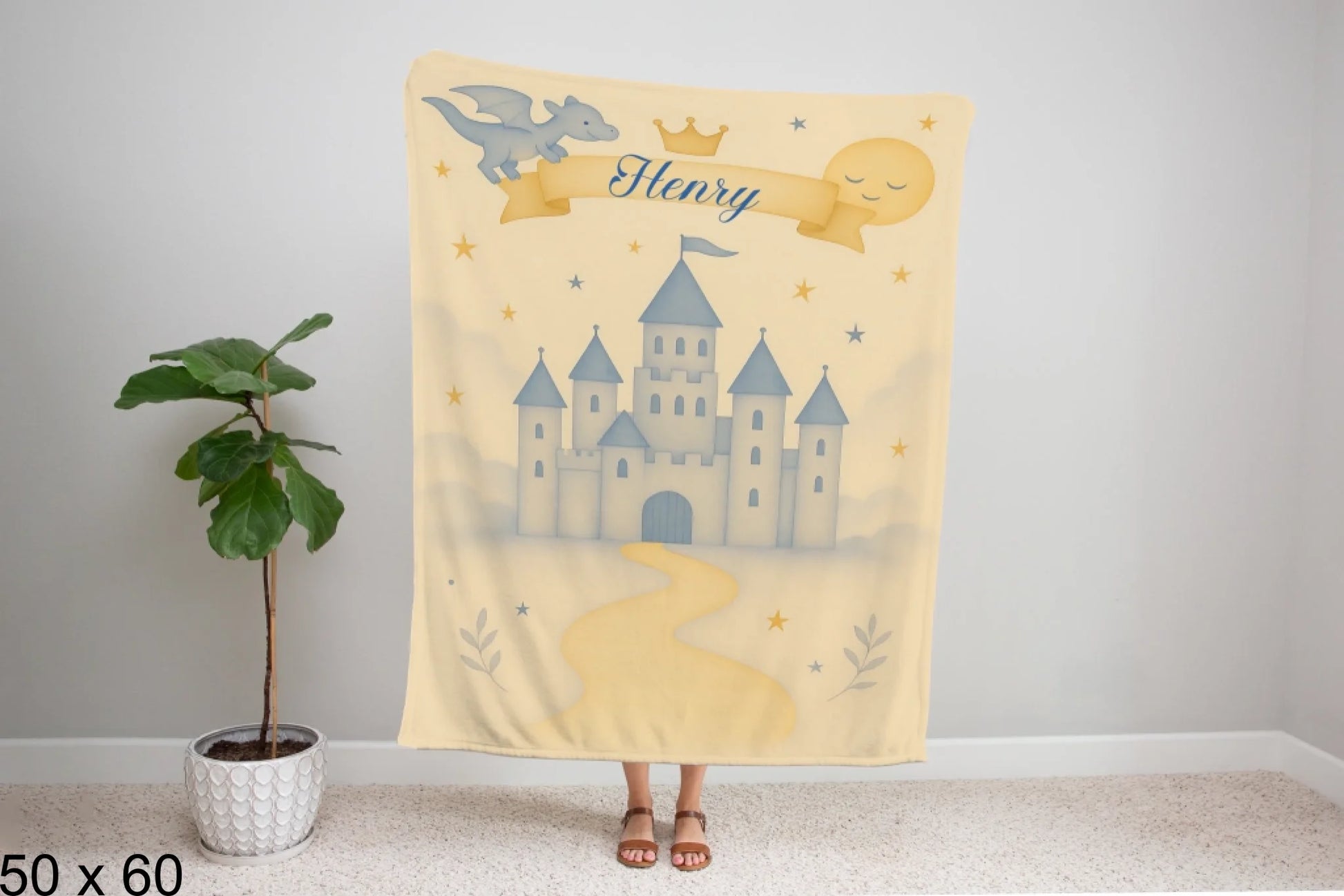 50x60_winter_wonderland_woman_holding_velveteen_blanket_mockup