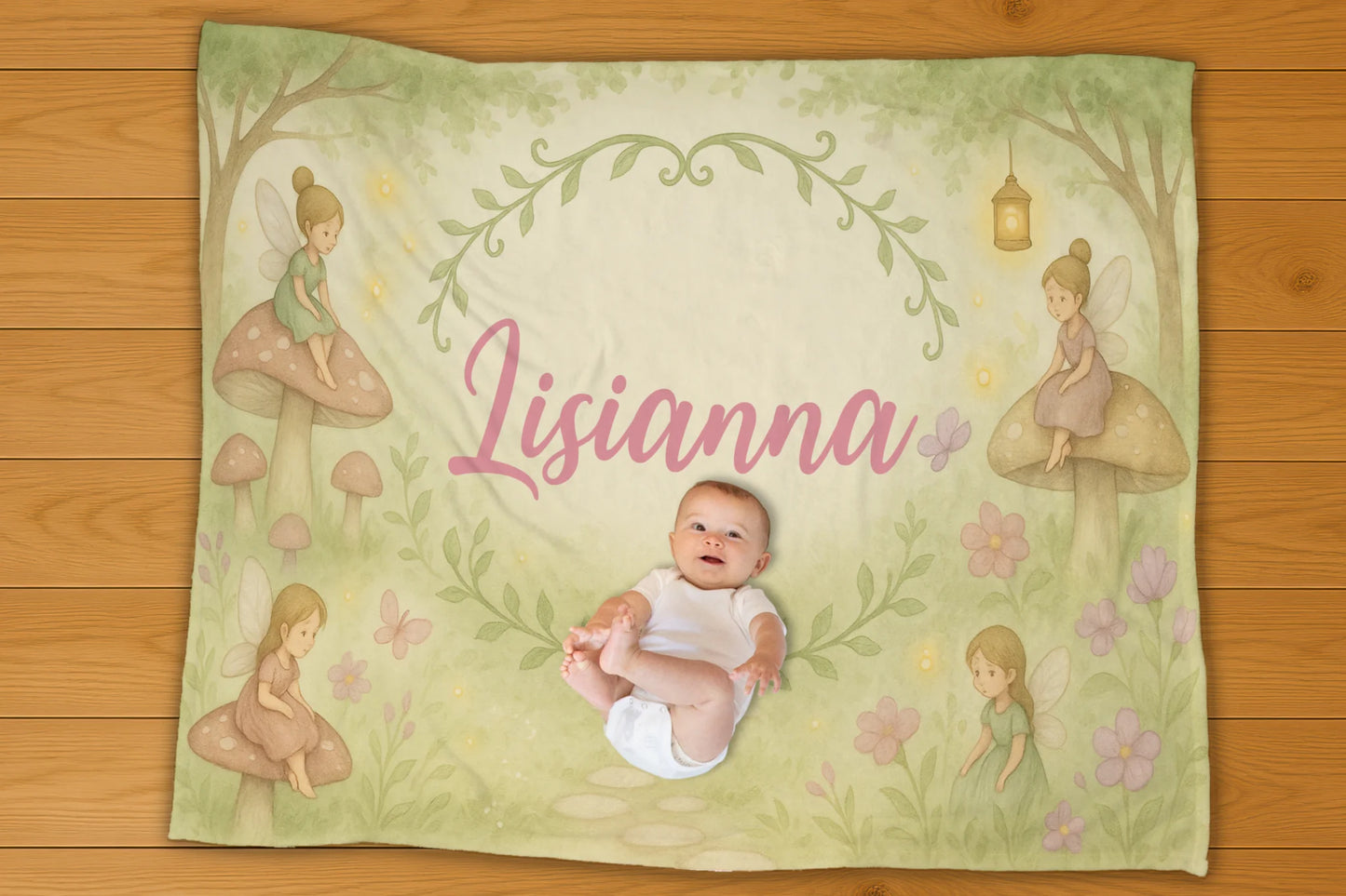 Feries Name Personalization Blanket