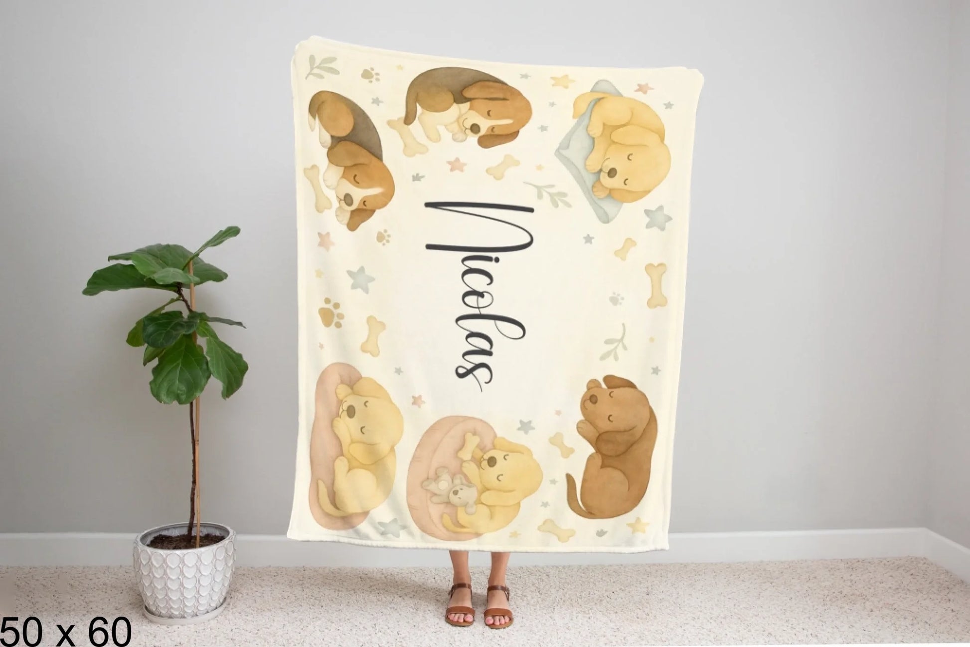 50x60_winter_wonderland_woman_holding_velveteen_blanket_mockup