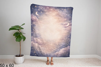 50x60_winter_wonderland_woman_holding_velveteen_blanket_mockup