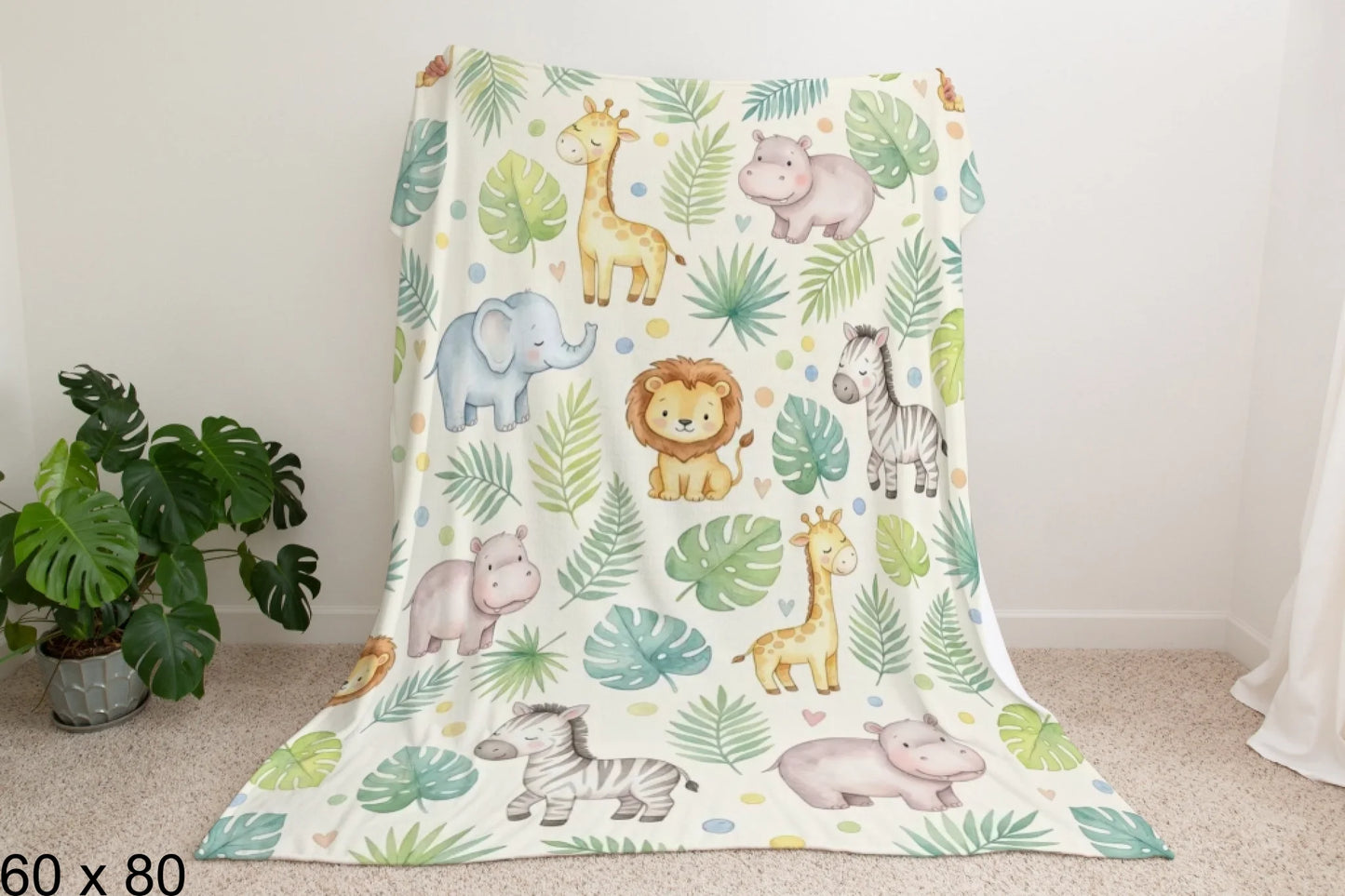 60x80_winter_wonderland_man_holding_velveteen_blanket_mockup